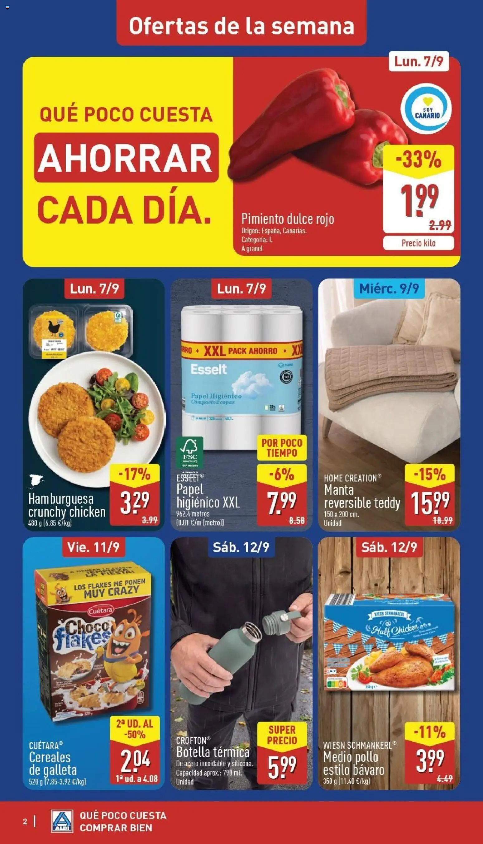 Aldi folleto Canarias │ válido desde el 07/09/2026 | Página: 2