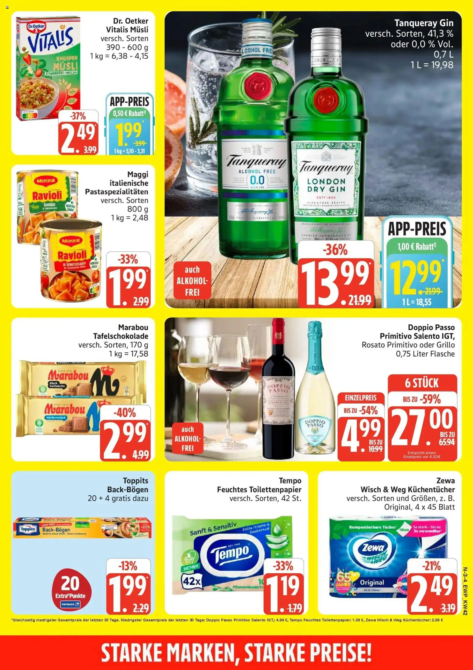 Edeka Prospekt Rostock (ab 12.10.2026) » Angebote Online | Seite: 3 | Produkte: Zewa, Doppio Passo, Toilettenpapier, Feuchtes Toilettenpapier