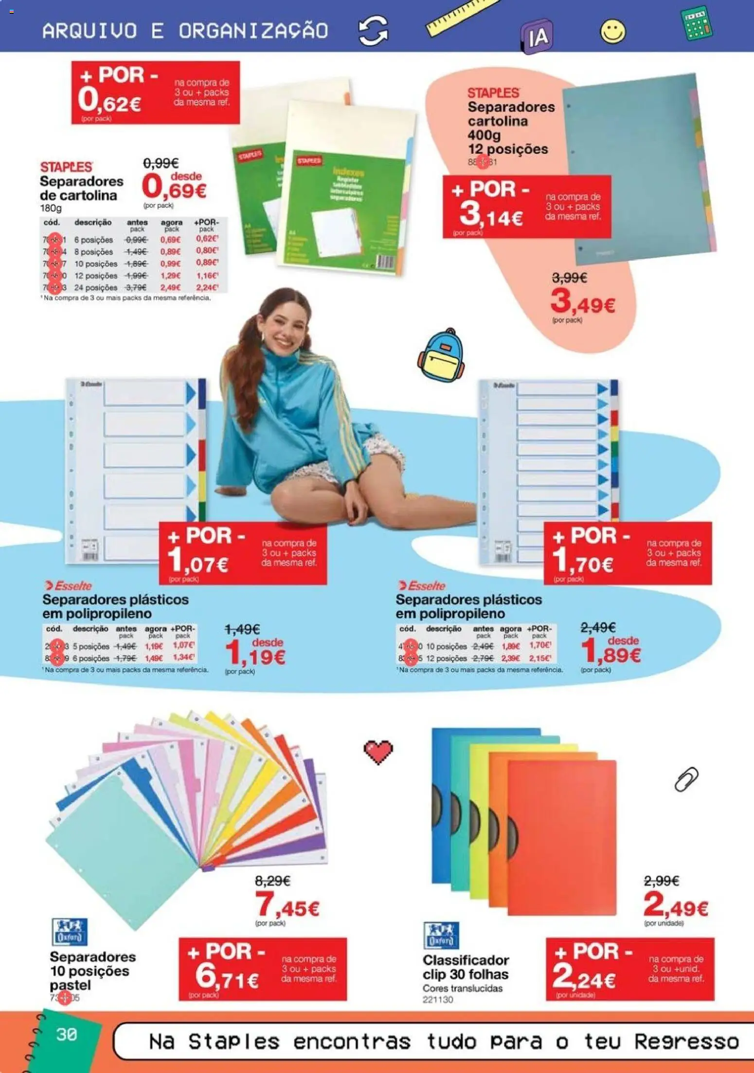 Staples Regresso às Aulas 2026 │ válido de 17/08/2026 | Página: 30