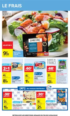 Carrefour - Prévisualisation de Carrefour catalogue valide à partir de 12.05.2026 | Page: 44 | Produits: Betterave, Mâche, Mozzarella, Saumon