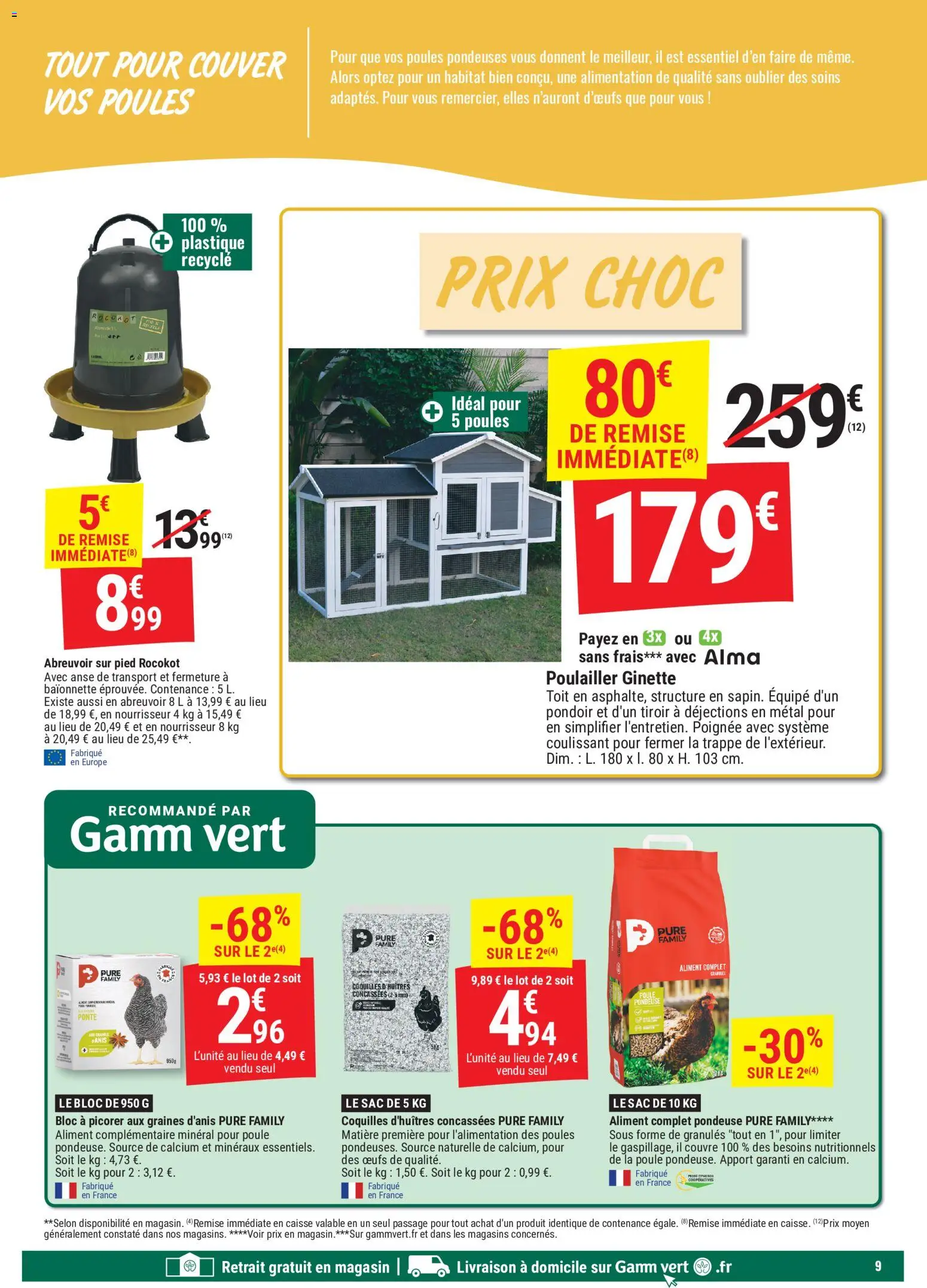 {H1} | Page: 9 | Produits: Sac, Œufs