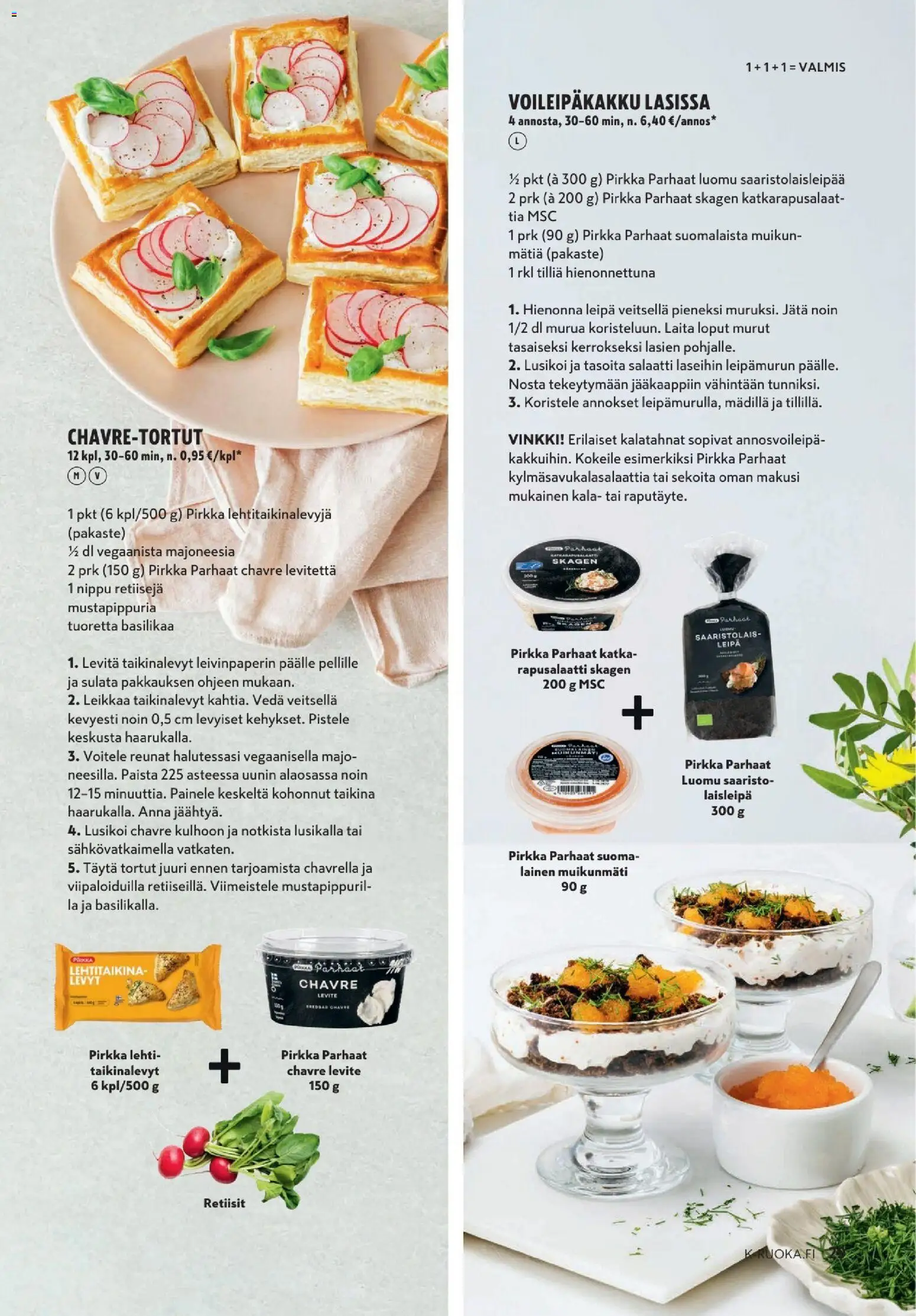 K-Citymarket tarjoukset - K-Ruoka – voimassa 10.06.2026 alkaen | Sivu: 29 | Tuotteet: Leipä, Kala, Salaatti, Lehtitaikina