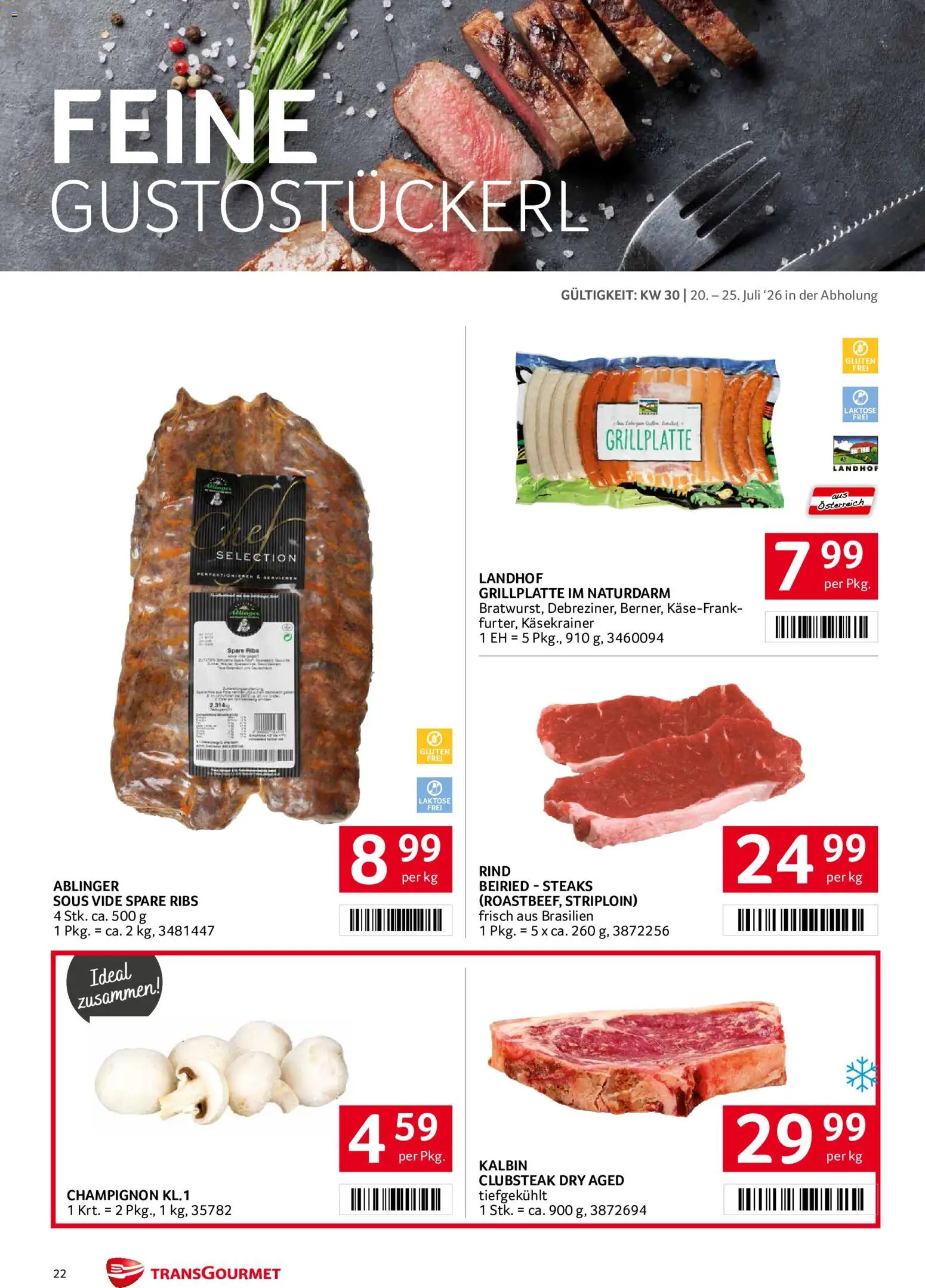 Transgourmet Flugblatt gültig ab 20.07.2026 | Seite: 21