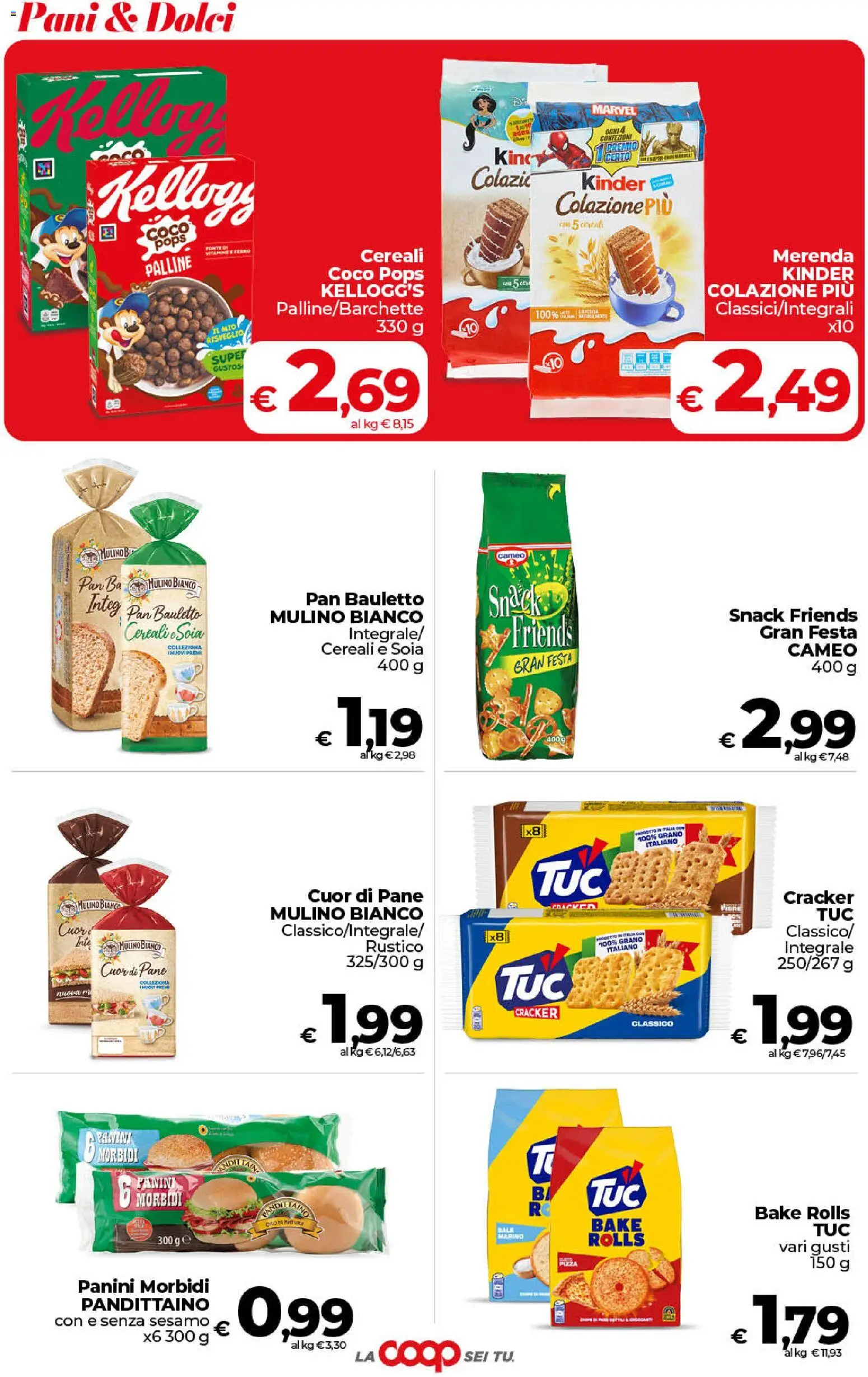 Volantino COOP del 30/06/2026 | Pagina: 32 | Prodotti: Pane, Cereali