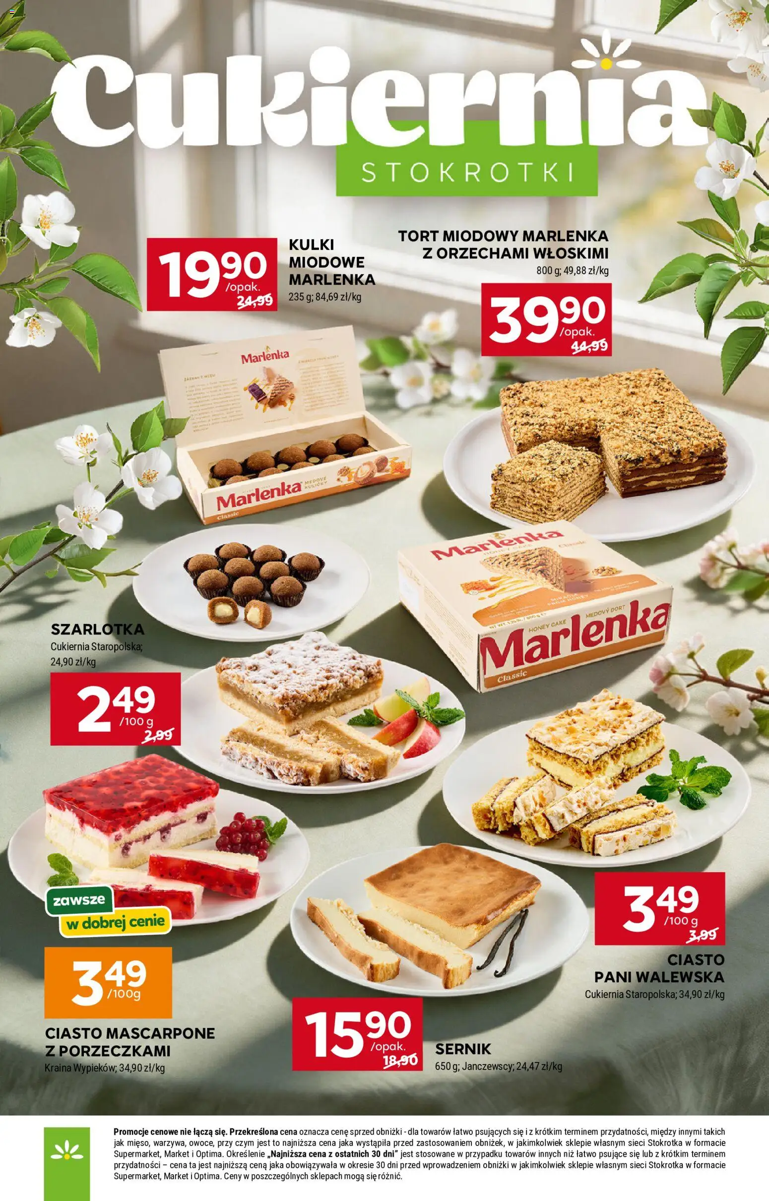 Stokrotka gazetka - Market od 07.05.2026 | Strona: 26 | Produkty: Stokrotka, Ciasto, Tort, Mascarpone