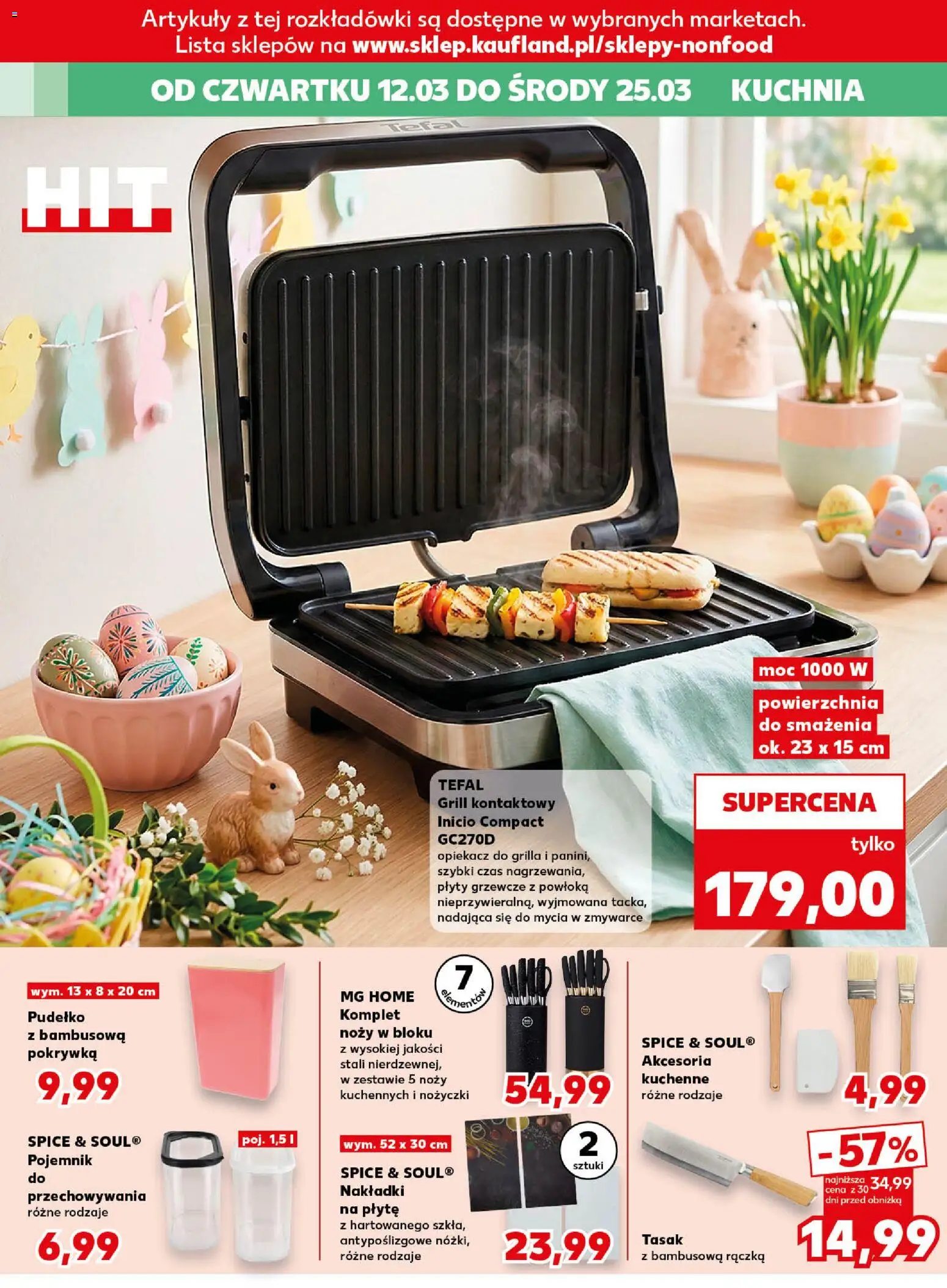 Kaufland Polsko leták - Złap okazje od 12.03.2026 | Strana: 10 | Produkty: Tefal