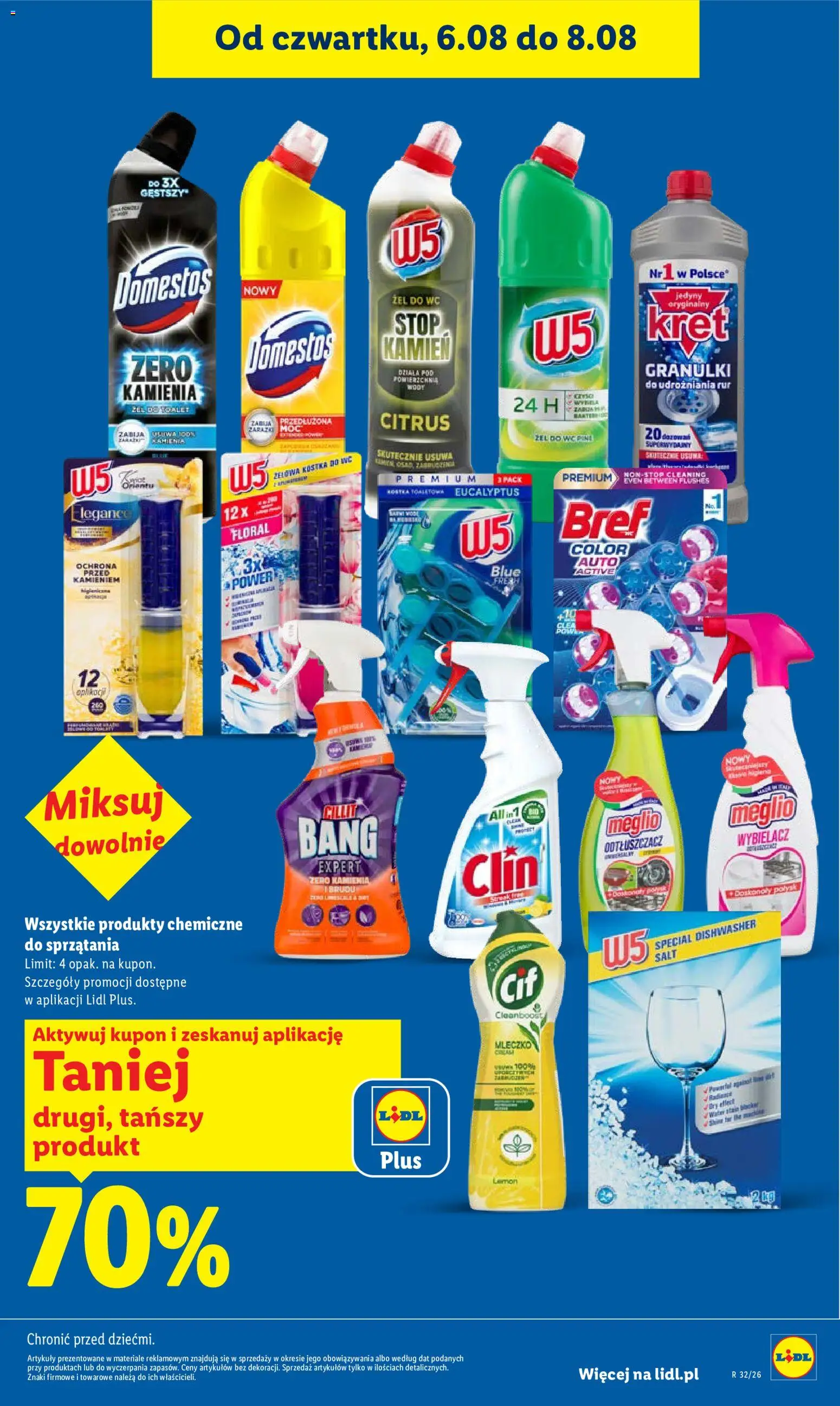 Lidl Polsko leták od 06.08.2026 | Strana: 17 | Produkty: Domestos, Wc
