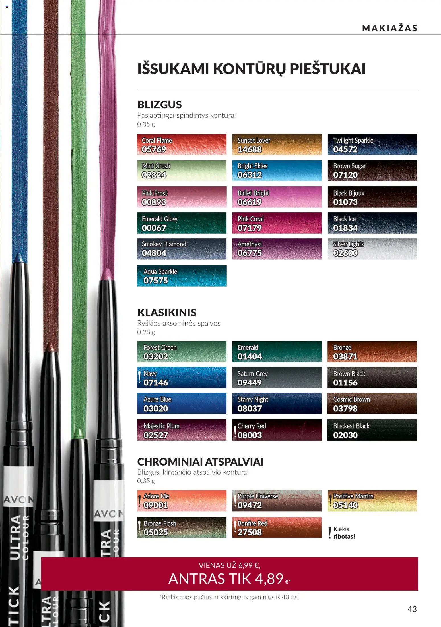 AVON akcijos nuo 2026.09.30 | Puslapis: 43