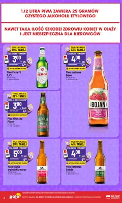 Pogląd oferty "POLOmarket gazetka - Frikasowe Hity" - ważna od 23.09.2026 | Strona: 8 | Produkty: Piwo perła, Piwo malinowe, Piwo