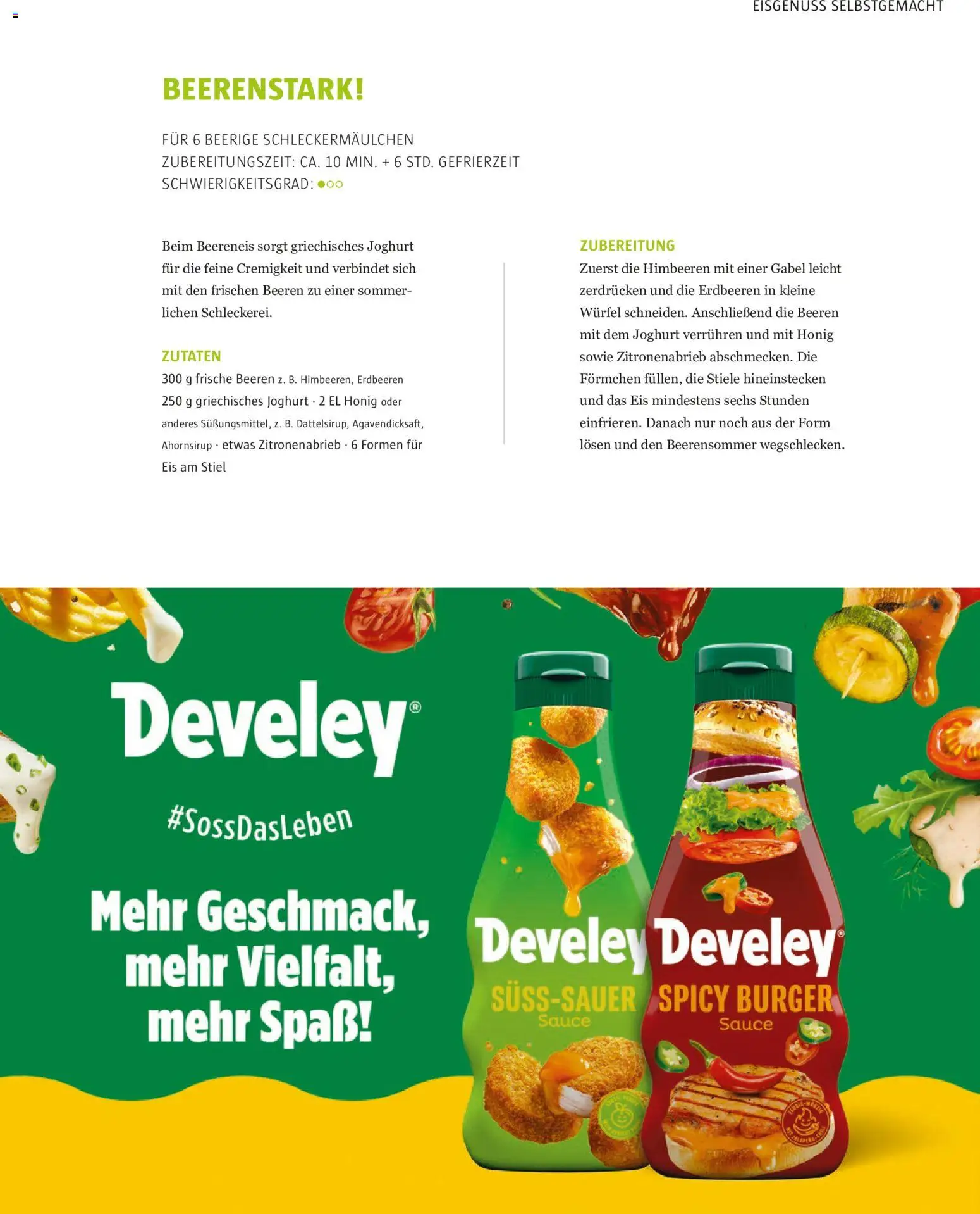 Sutterlüty Sommer 2026 gültig ab 21.10.2026 | Seite: 85 | Produkte: Erdbeeren, Eis, Zutaten, Joghurt