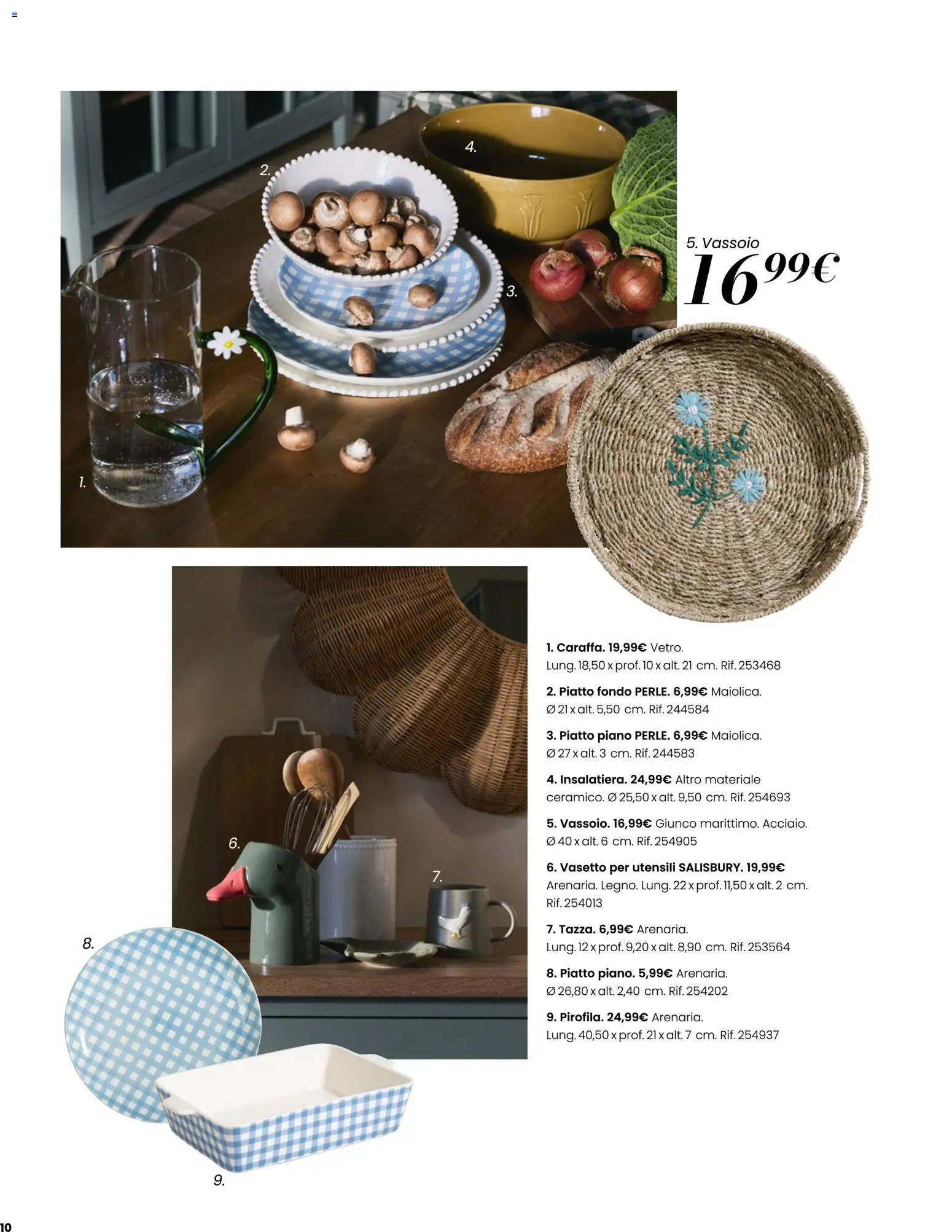Volantino Maisons du Monde del 23/09/2026 | Pagina: 10 | Prodotti: Piatto, Vassoio