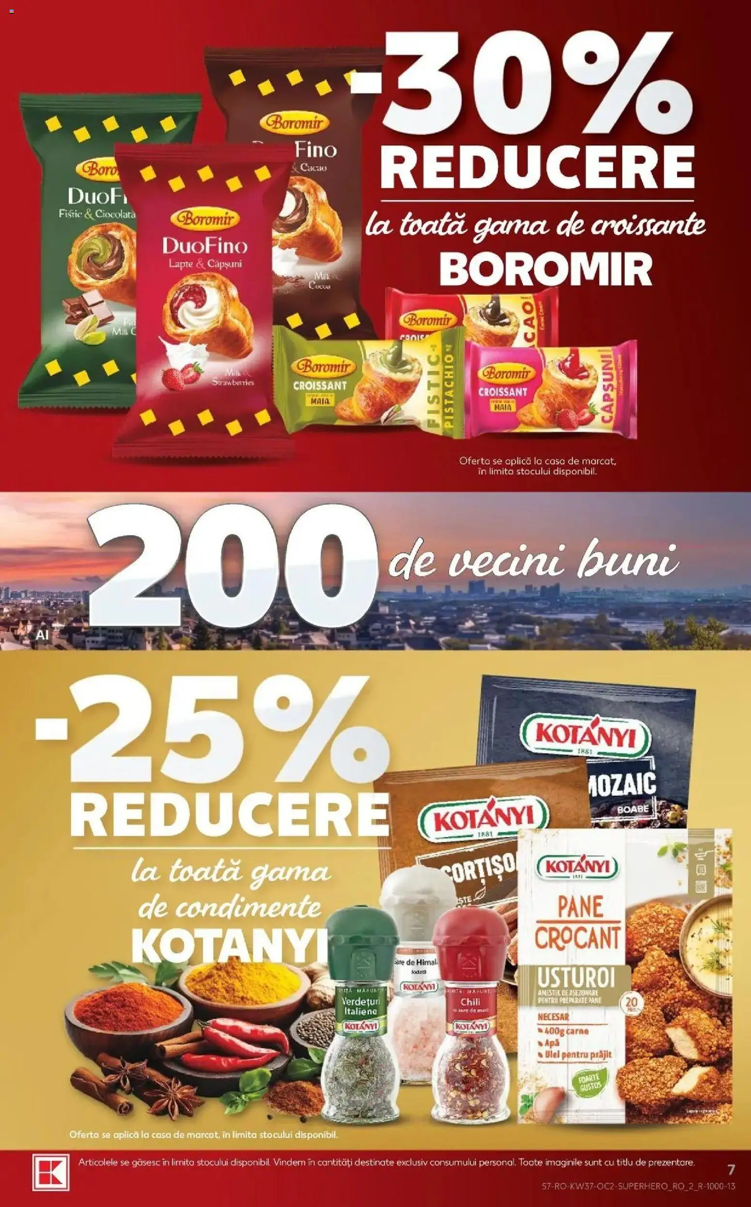 Kaufland Focșani 09.09.2026 - Revista si Oferta | Pagină: 7 | Produse: Lapte, Ciocolată, Căpșuni, Amestec