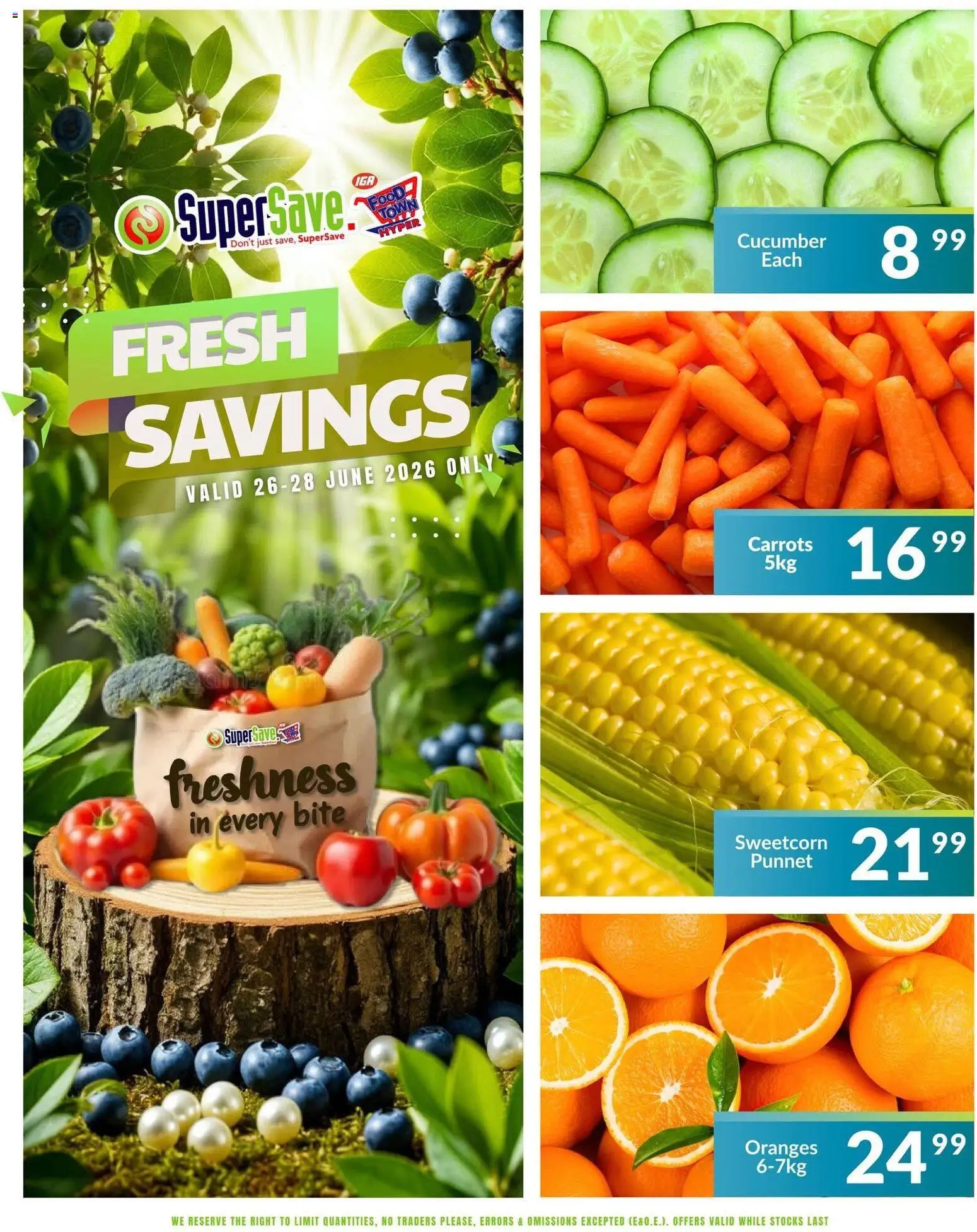 New Super Save catalogue – valid from 28/06/2026 | Page: 9 | Products: Oranges, Carrots