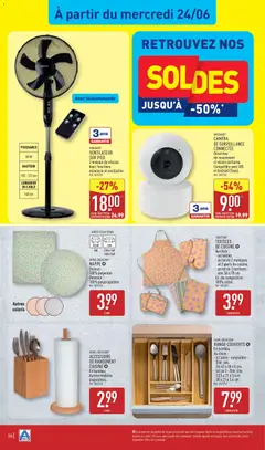 Aldi - Prévisualisation de Aldi catalogue valide à partir de 23/06/2026 | Page: 28 | Produits: Câble, Nappe, Caméra, Camera de surveillance