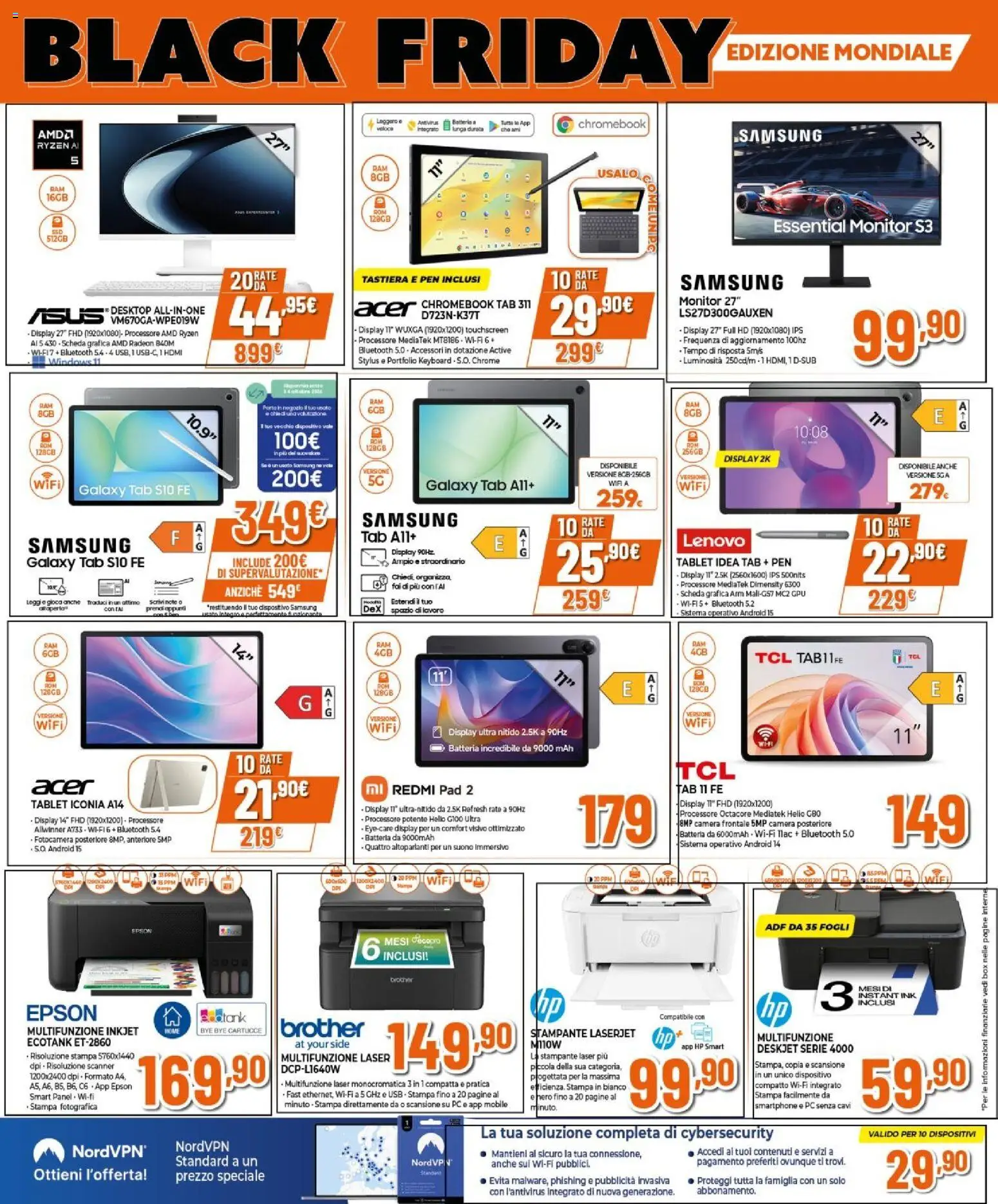 Volantino Expert del 02/07/2026 | Pagina: 17 | Prodotti: Tablet, PC, Stampante, Samsung