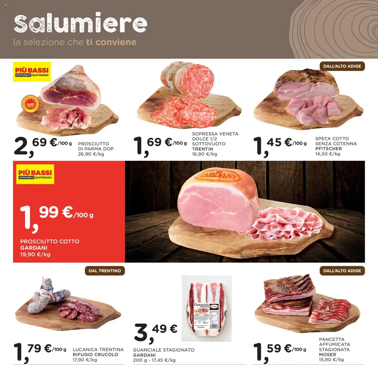 Volantino Poli del 02/09/2026 | Pagina: 10 | Prodotti: Speck, Prosciutto Cotto, Pancetta, Guanciale
