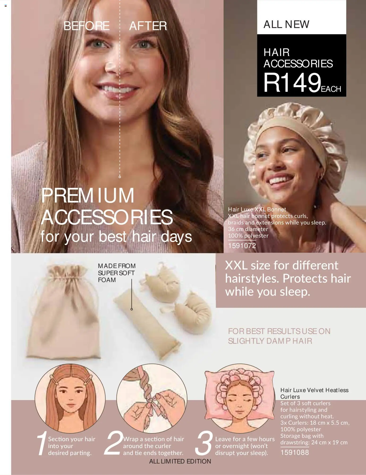 New Avon catalogue – valid from 01/09/2026 | Page: 125 | Products: Bag, Braids, Foam