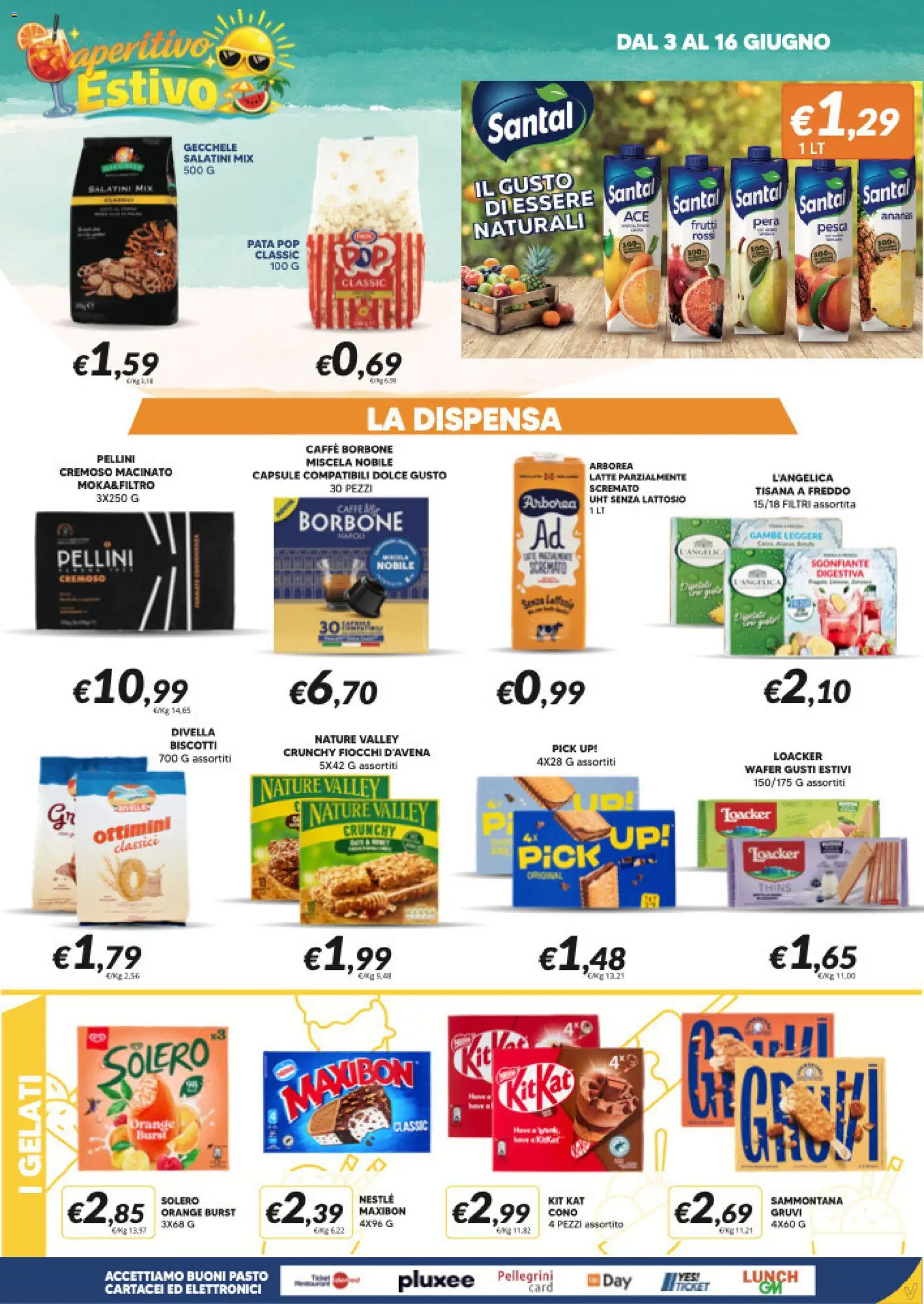 Volantino Visotto del 03.06.2026 | Pagina: 5 | Prodotti: Salatini, Caffè, Biscotti, Fiocchi