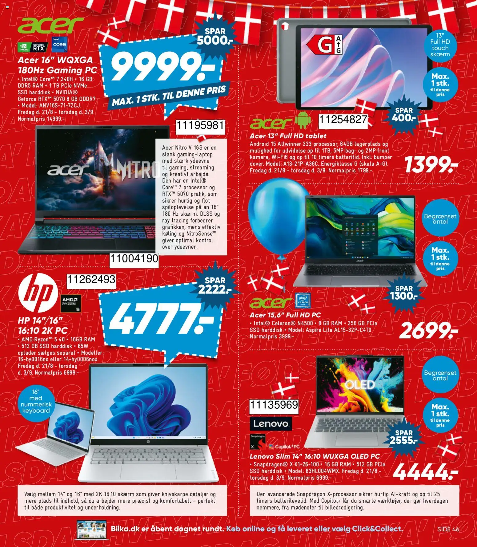 Bilka tilbudsavis – gyldig fra 21/08/2026 | Side: 11 | Produkter: RAM, PC, Gaming PC, SSD