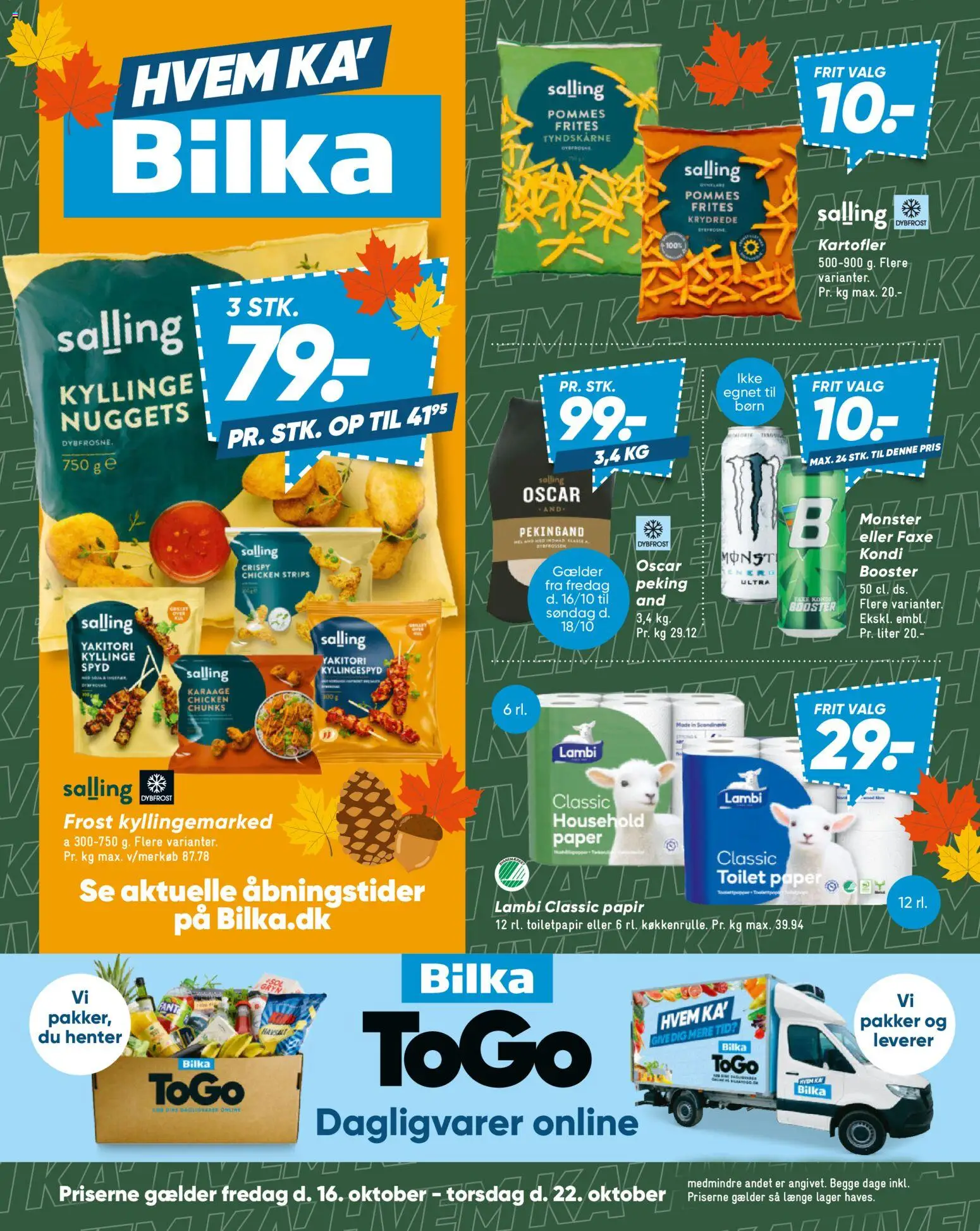 Bilka uge 43 Fredag 16 Oktober