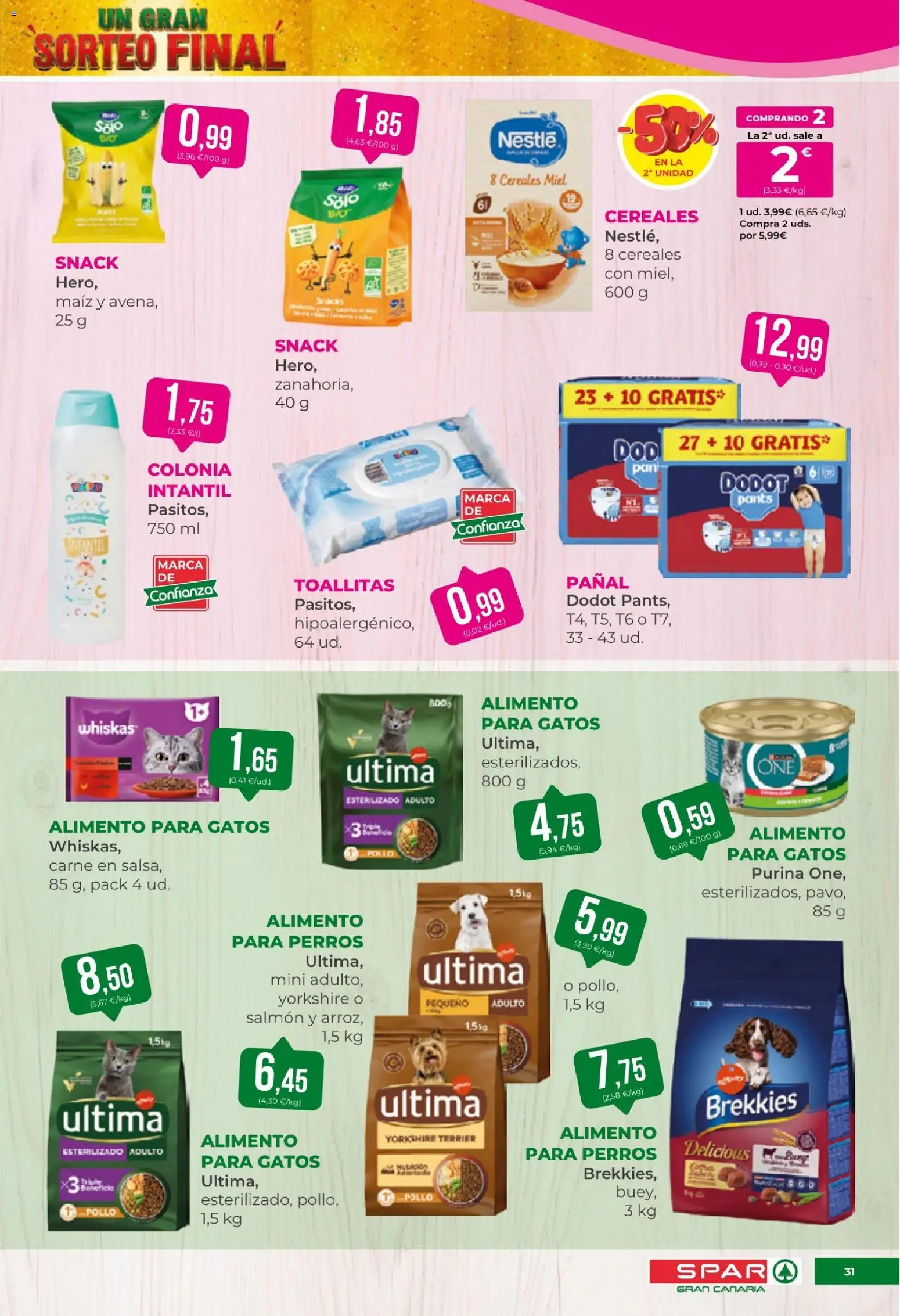 Spar - folleto │ válido desde el 16/10/2026 | Página: 31 | Productos: Maíz, Colonia, Salmón, Pollo