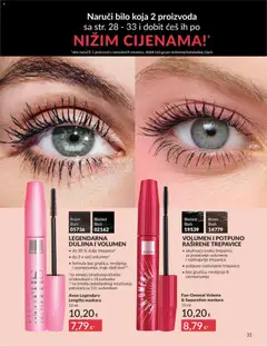 Avon Katalog - Pregled kataloga iz trgovine Avon, vrijedi od 01.05.2026 | Stranica: 31 | Proizvodi: Maskara
