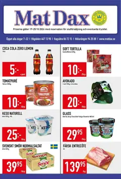 Matdax erbjudanden - Förhandsvisning av reklamblad från butik Matdax aktuell från 19/10/2026
