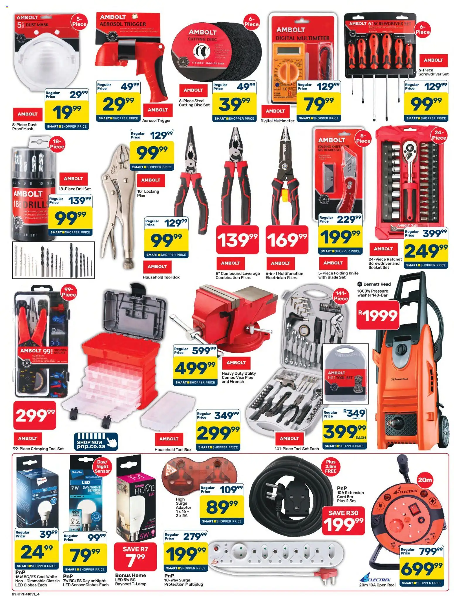 New Pick n Pay catalogue – valid from 20/07/2026 | Page: 4 | Products: Utility, Wrench, Socket, Mask