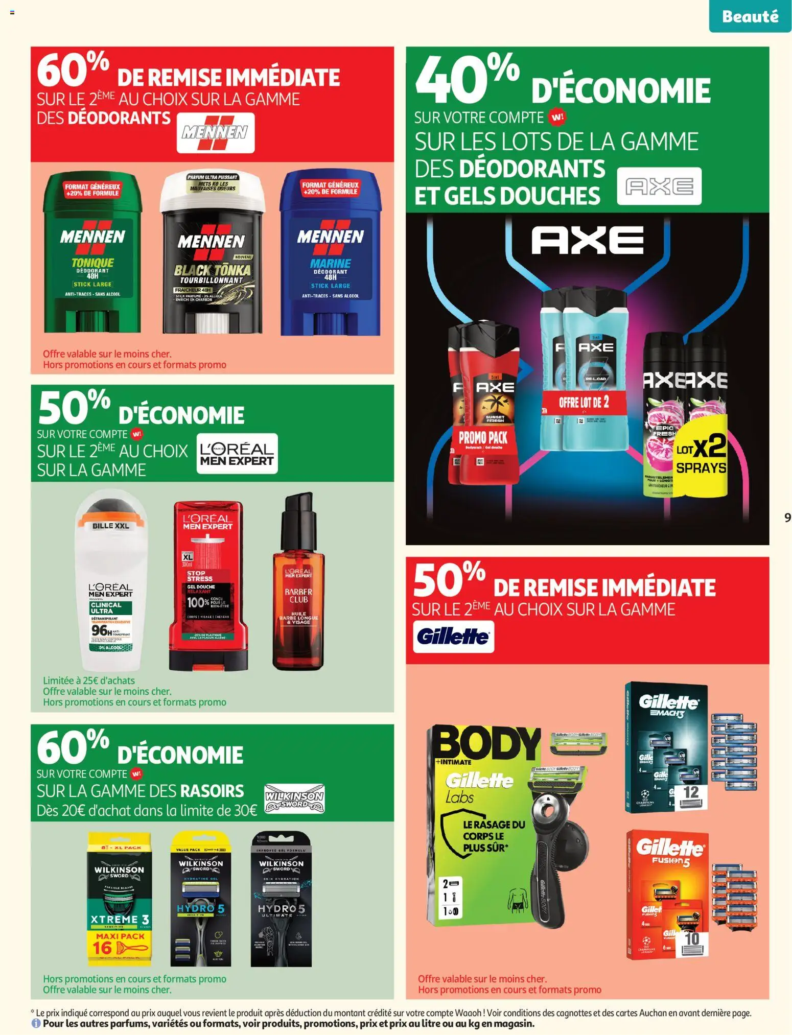 {H1} | Pagina: 9 | Producten: La, Gels, Douche, Deodorant
