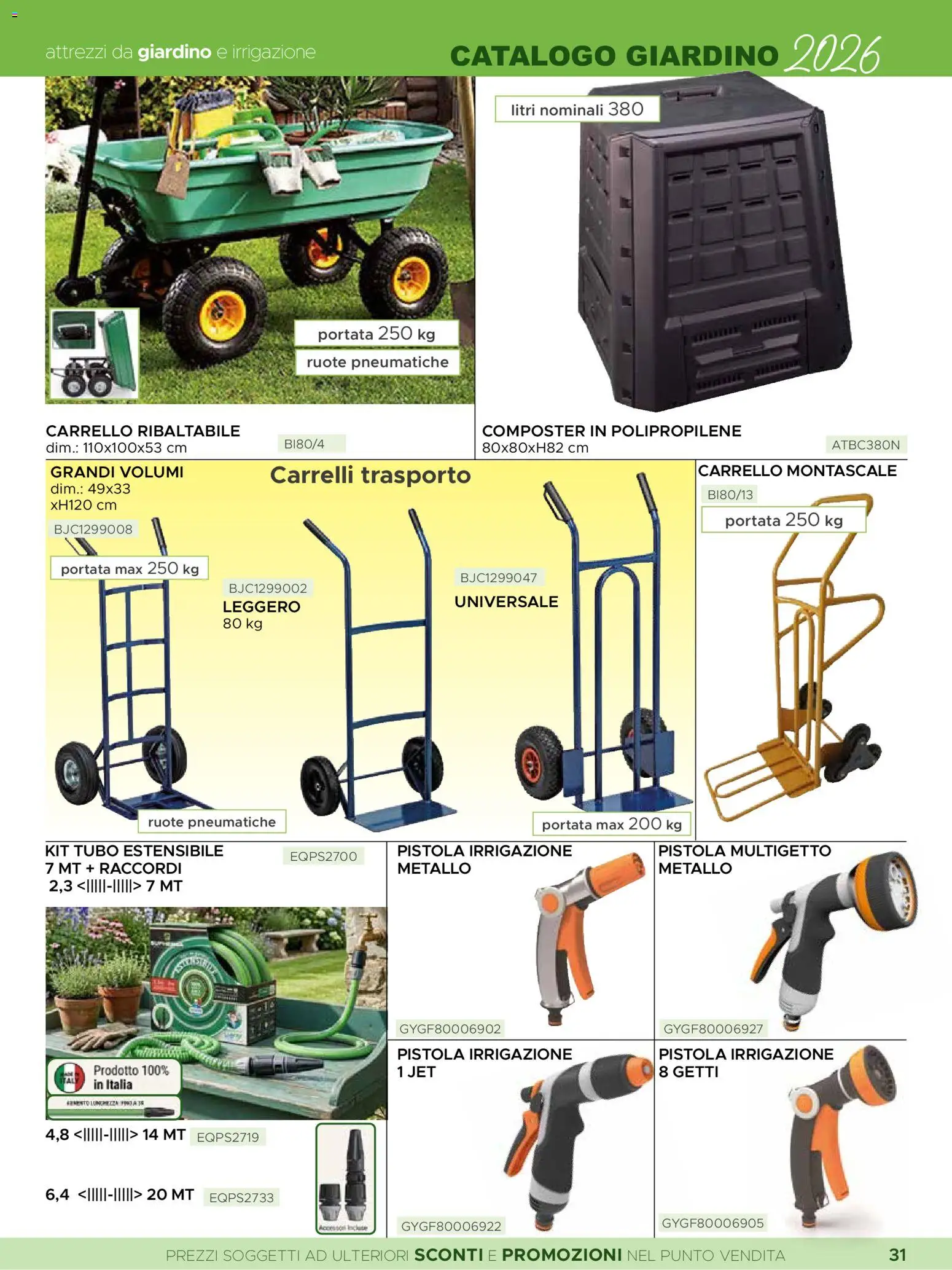 Volantino La Prealpina del 08.06.2026 | Pagina: 12 | Prodotti: Tubo, Carrello
