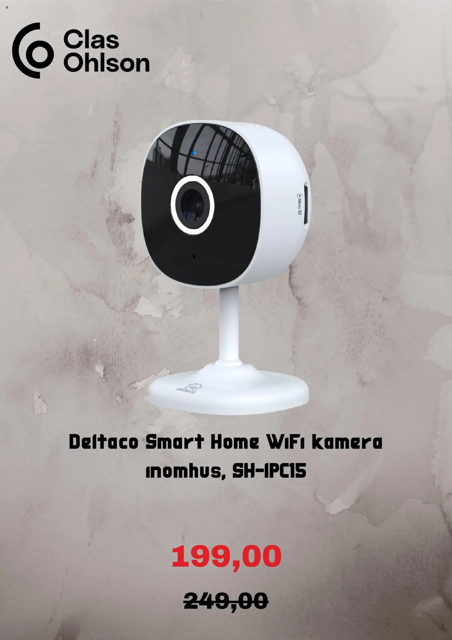 Clas Ohlson reklamblad aktuell från 12/08/2026 | Sida: 5 | Produkter: Kamera, Wifi
