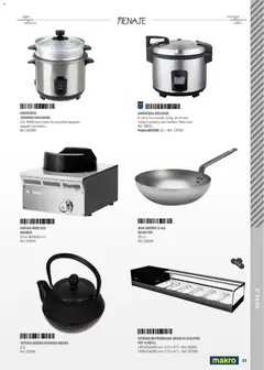 Vista previa Makro Cocina Fusión Asiática Península válido desde el 11/05/2026 | Página: 69 | Productos: Tetera, Arroz, Cocina, Σιδερώστρα