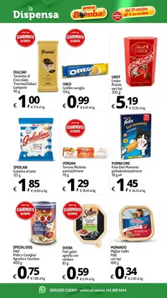 Anteprima del volantino Primo Prezzo volantino valido a partire dal 29/10/2026 | Pagina: 16 | Prodotti: Lindt, Latte, Tavoletta, Oreo