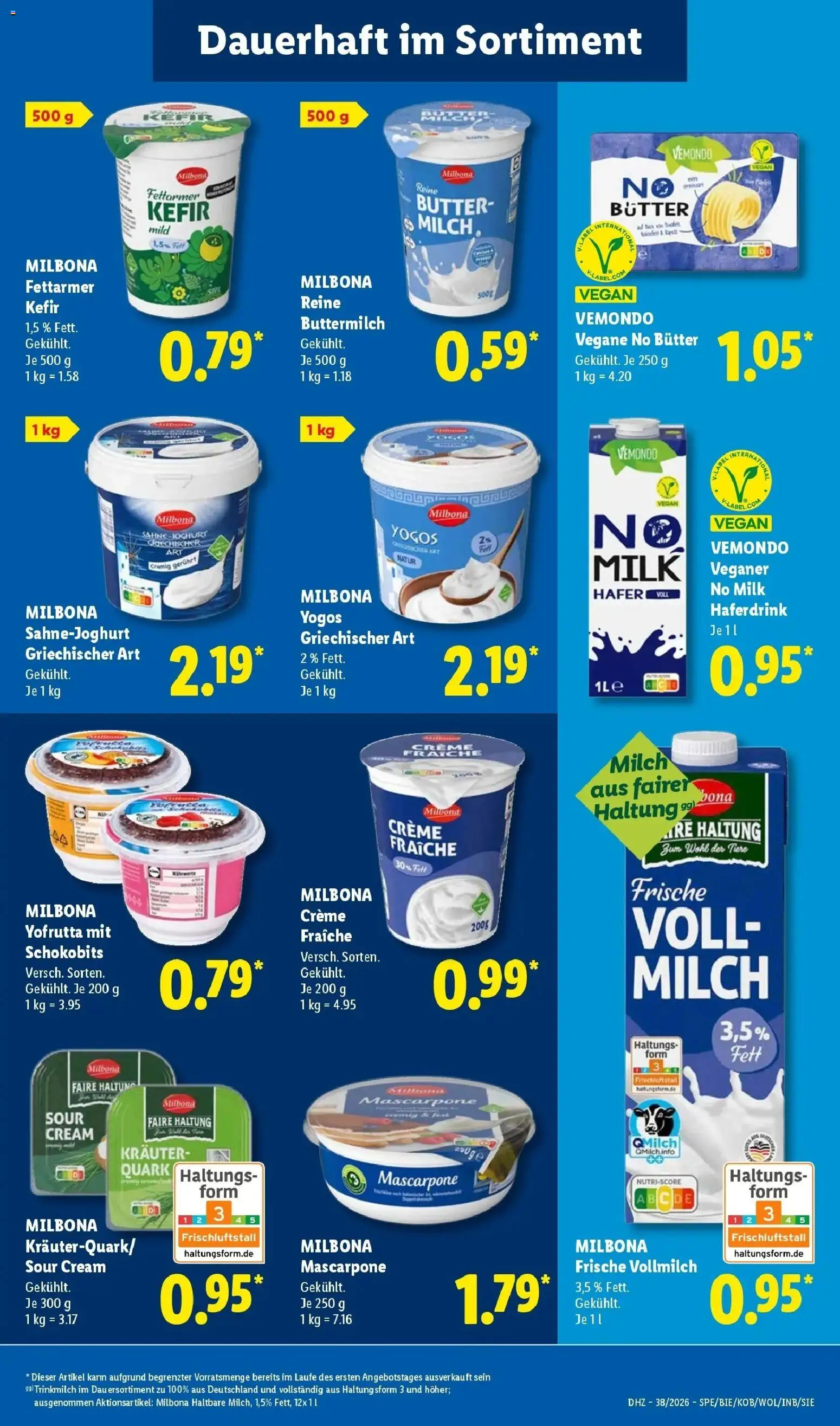 Lidl Prospekt Mühlacker (ab 14.09.2026) zum Blättern » Angebote | Seite: 21 | Produkte: Quark, Butter, Creme, Haferdrink