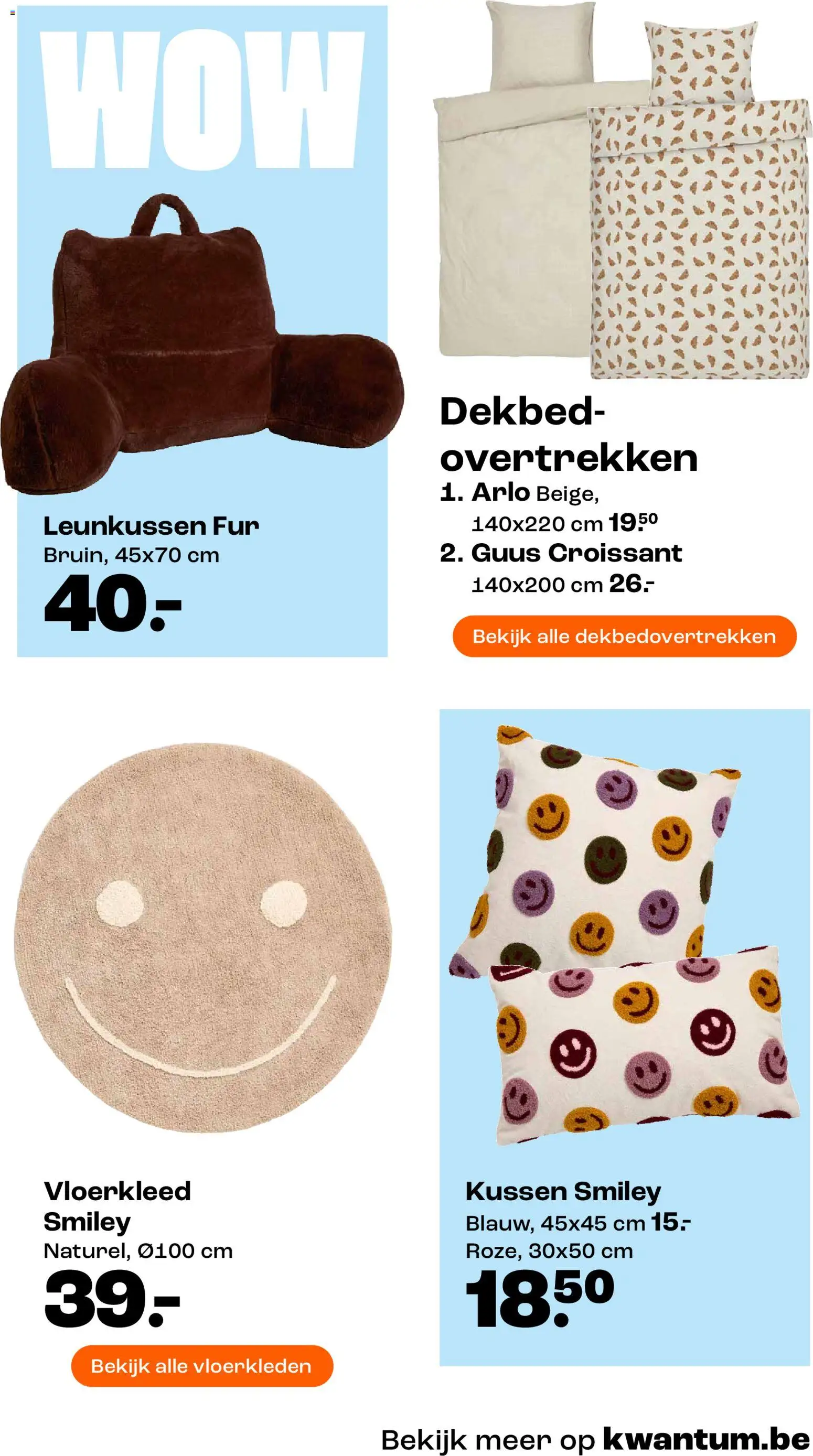 {H1} | Pagina: 9 | Producten: Croissant, Vloerkleden, Kussen, Dekbed