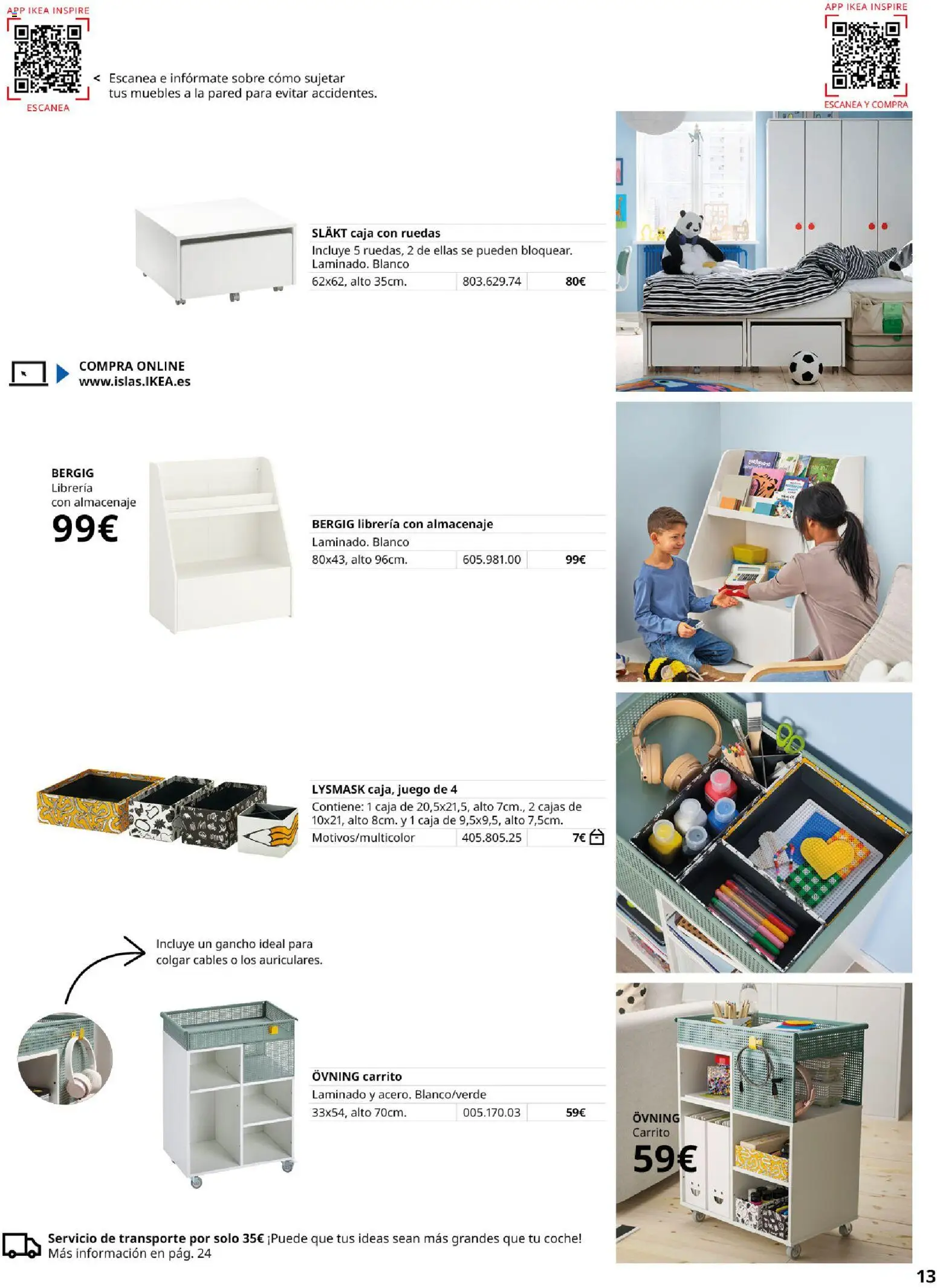 Catálogo IKEA Almacenaje infantil │ válido desde el 01/02/2026 | Página: 13 | Productos: Muebles, Almacenaje, Caja