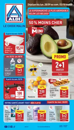 Aldi Folder de la semaine 40 - Voorbeeld van een folder van Aldi, geldig van 28/09/2026