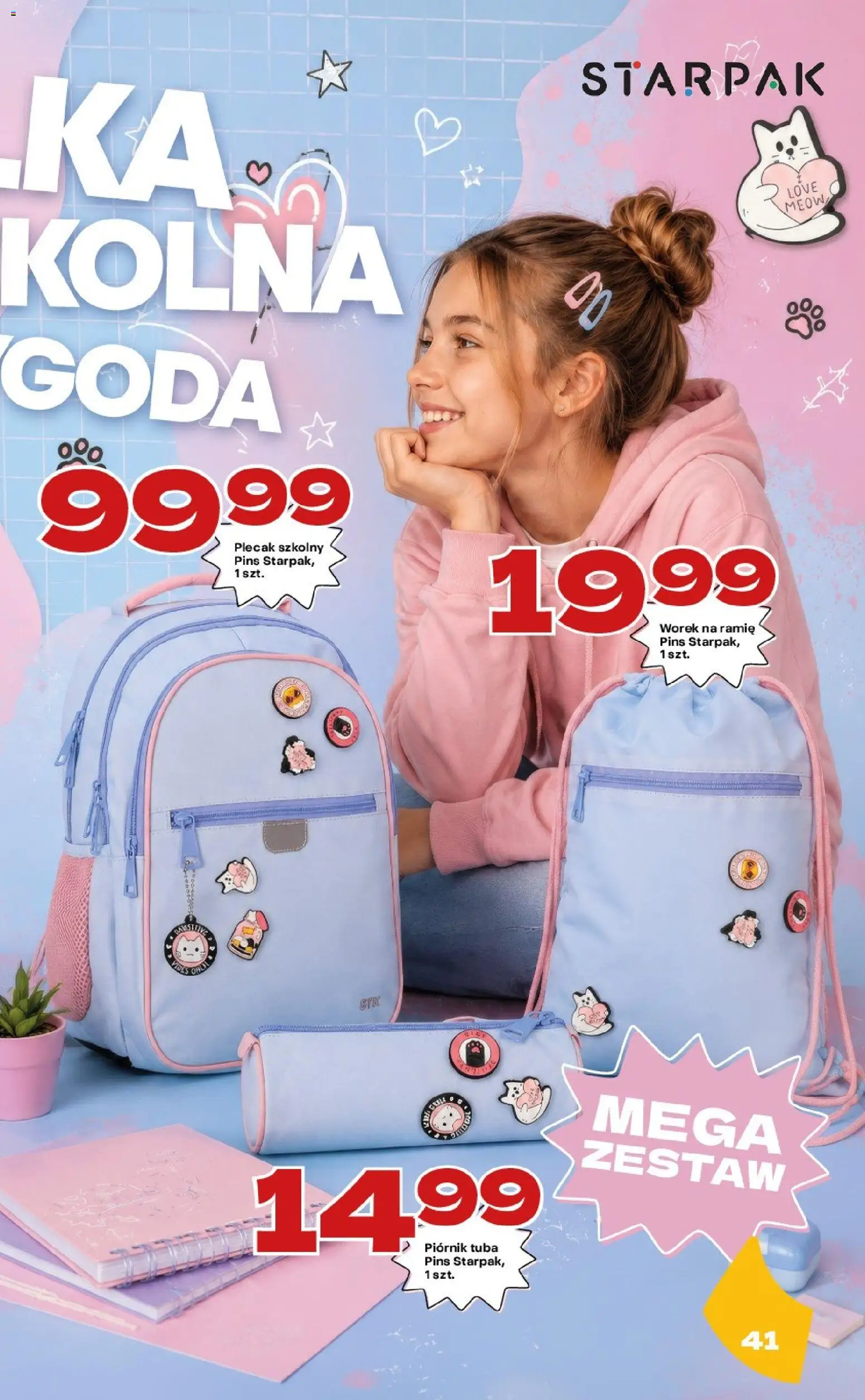 Twój Market gazetka - Katalog szkolny od 20.07.2026 | Strona: 41 | Produkty: Plecak