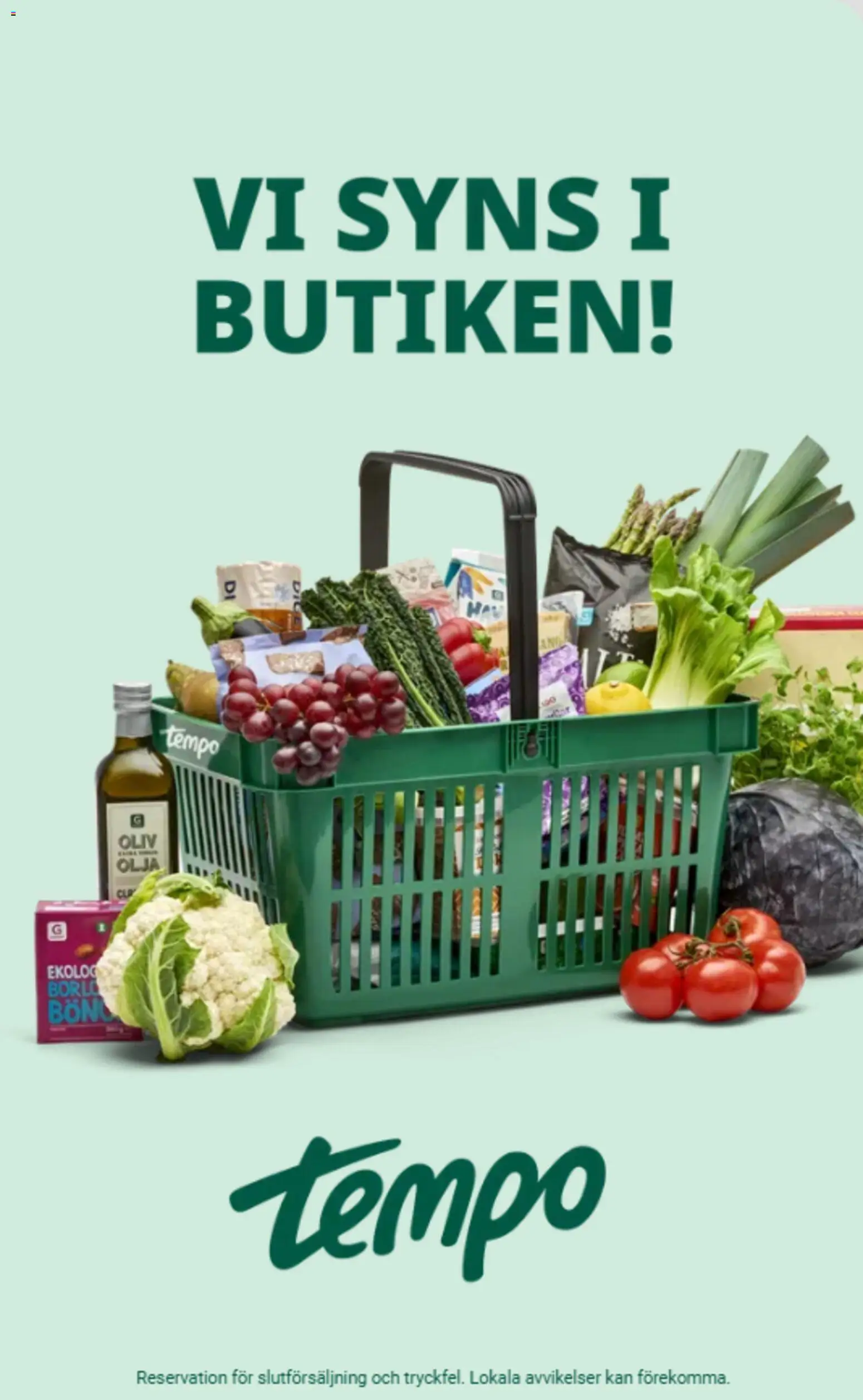 Tempo reklamblad aktuell från 10/08/2026 | Sida: 7 | Produkter: Olja