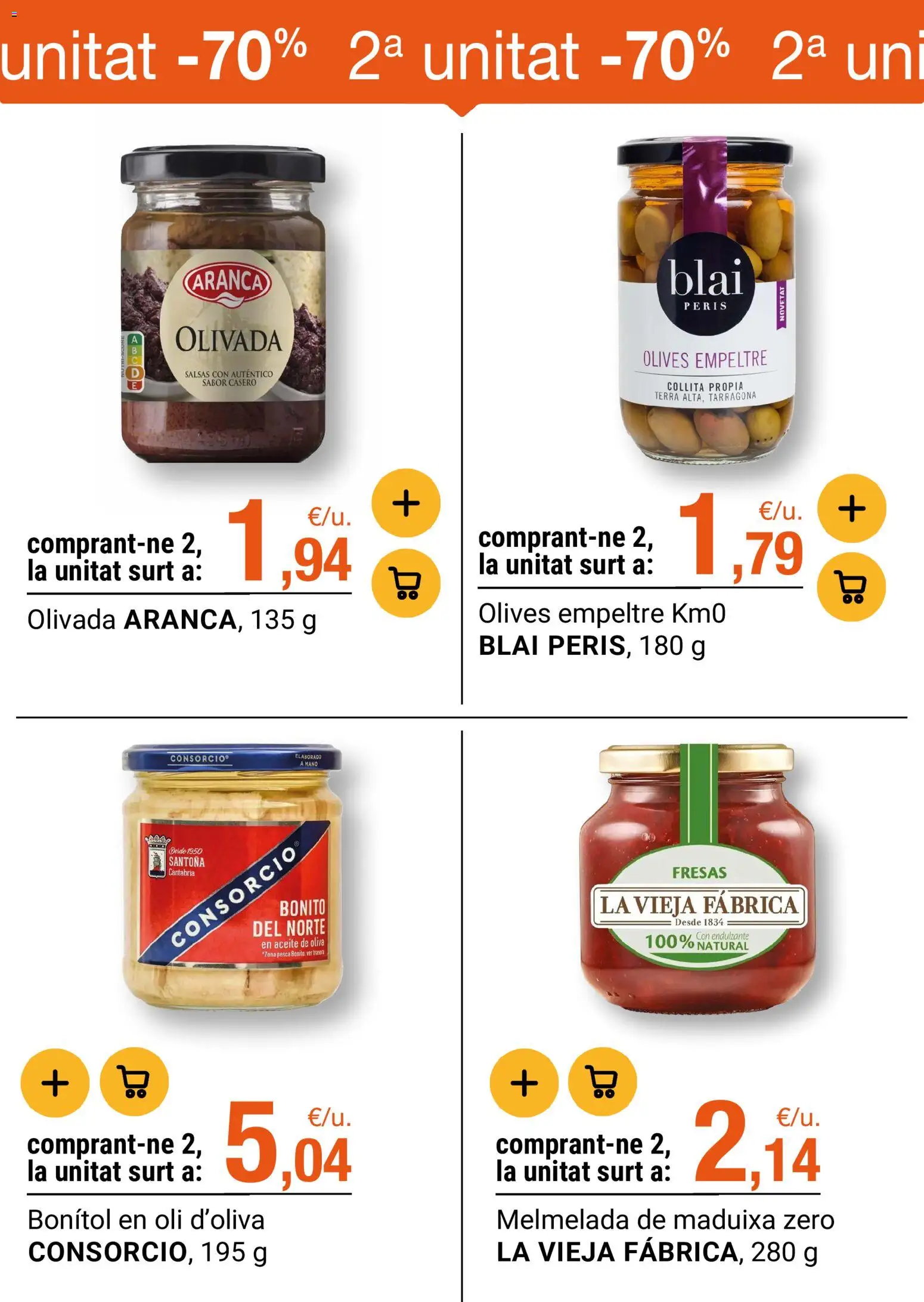 Bonpreu folleto │ válido desde el 25/08/2026 | Página: 50 | Productos: Salsas, Aceite, Fresas, Aceite de oliva