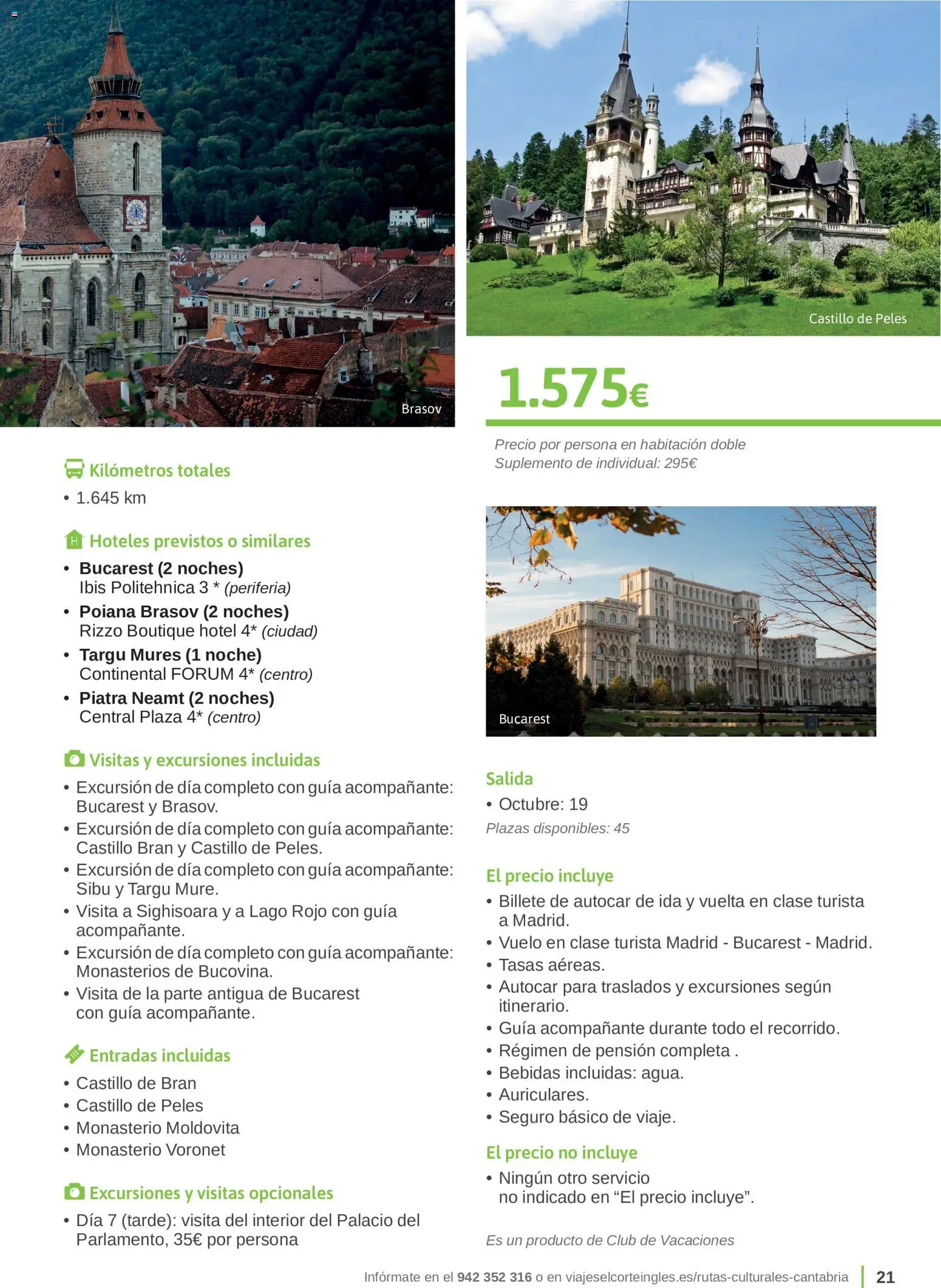 Viajes El Corte Inglés Rutas Culturales Cantabria │ válido desde el 01.05.2026 | Página: 21