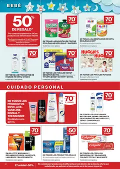 Vista previa Hipercor catálogo válido desde el 24/09/2026 | Página: 42 | Productos: Pasta, Zanahoria, Body, Pañales