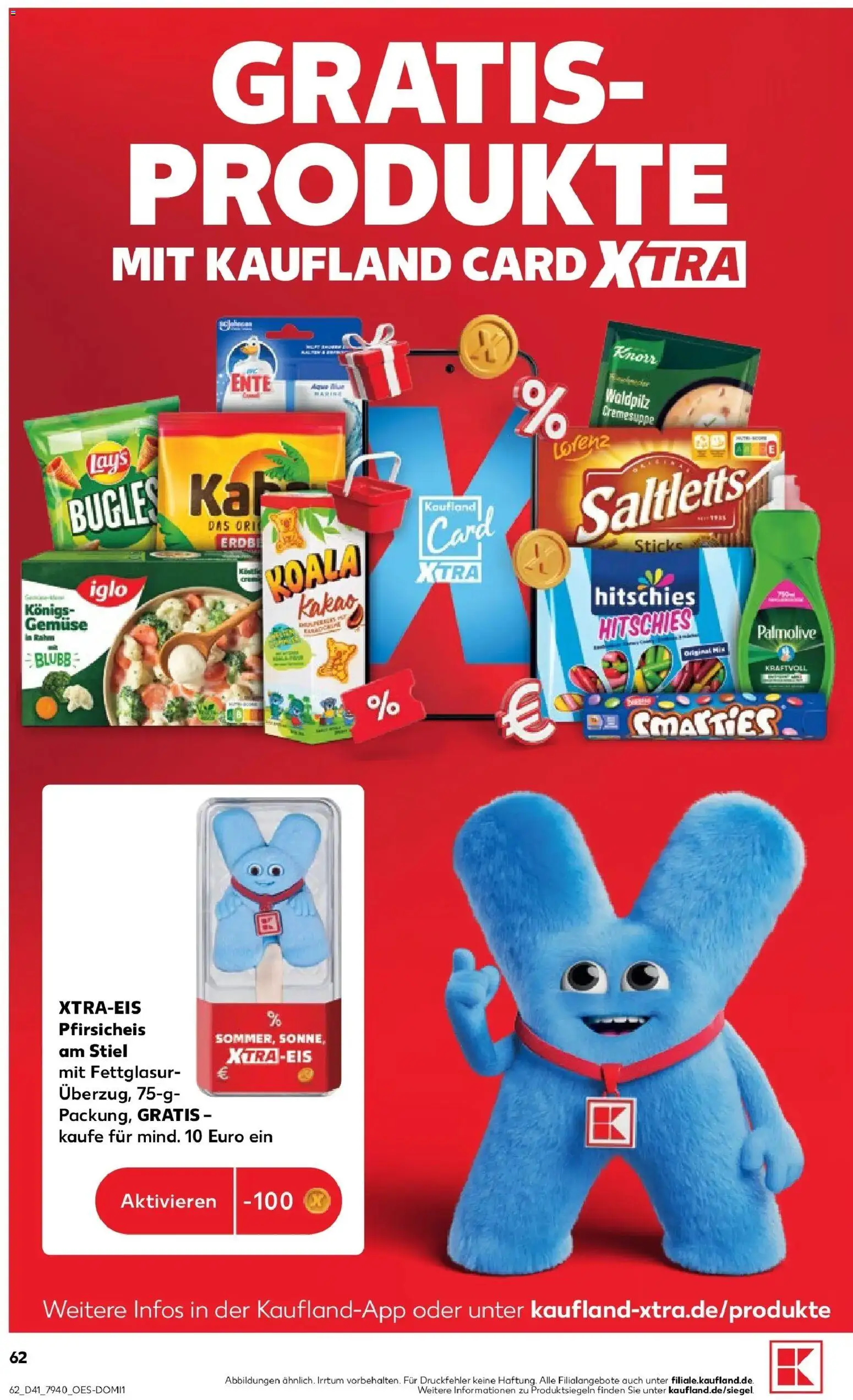 Prospekt Kaufland ab 05.10.2026 » Angebote Online zum Blättern | Seite: 72 | Produkte: Iglo, Smarties, Knorr, Ente