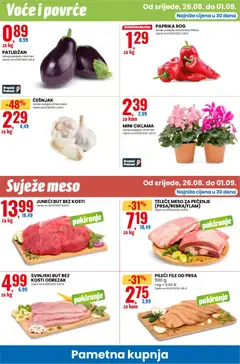 SVINJSKI BUT BEZ KOSTI ODREZAK, SVINJSKI BUT BEZ KOSTI ODREZAK - Pregled kataloga iz trgovine Eurospin, vrijedi od 26.08.2026 | Stranica: 6