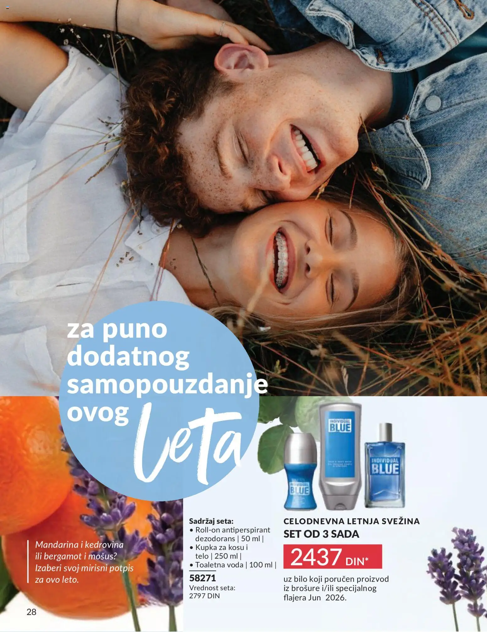 AVON katalog - važi od 01.06.2026 | Strana: 28 | Proizvode: Toaletna voda, Voda, Dezodorans, Antiperspirant