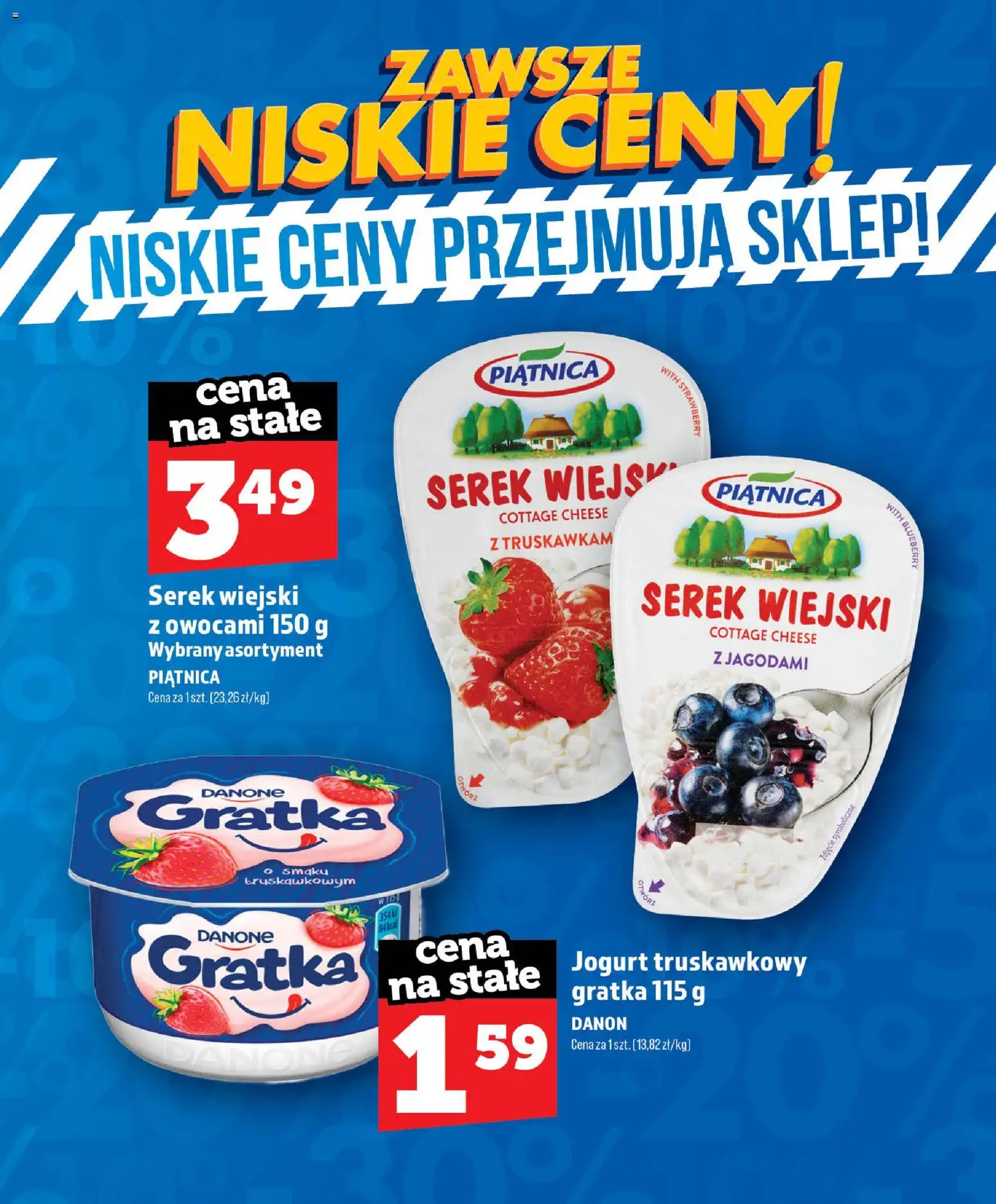 Topaz gazetka - Zawsze Niskie Ceny od 01.07.2026 | Strona: 16 | Produkty: Serek, Serek wiejski, Jogurt