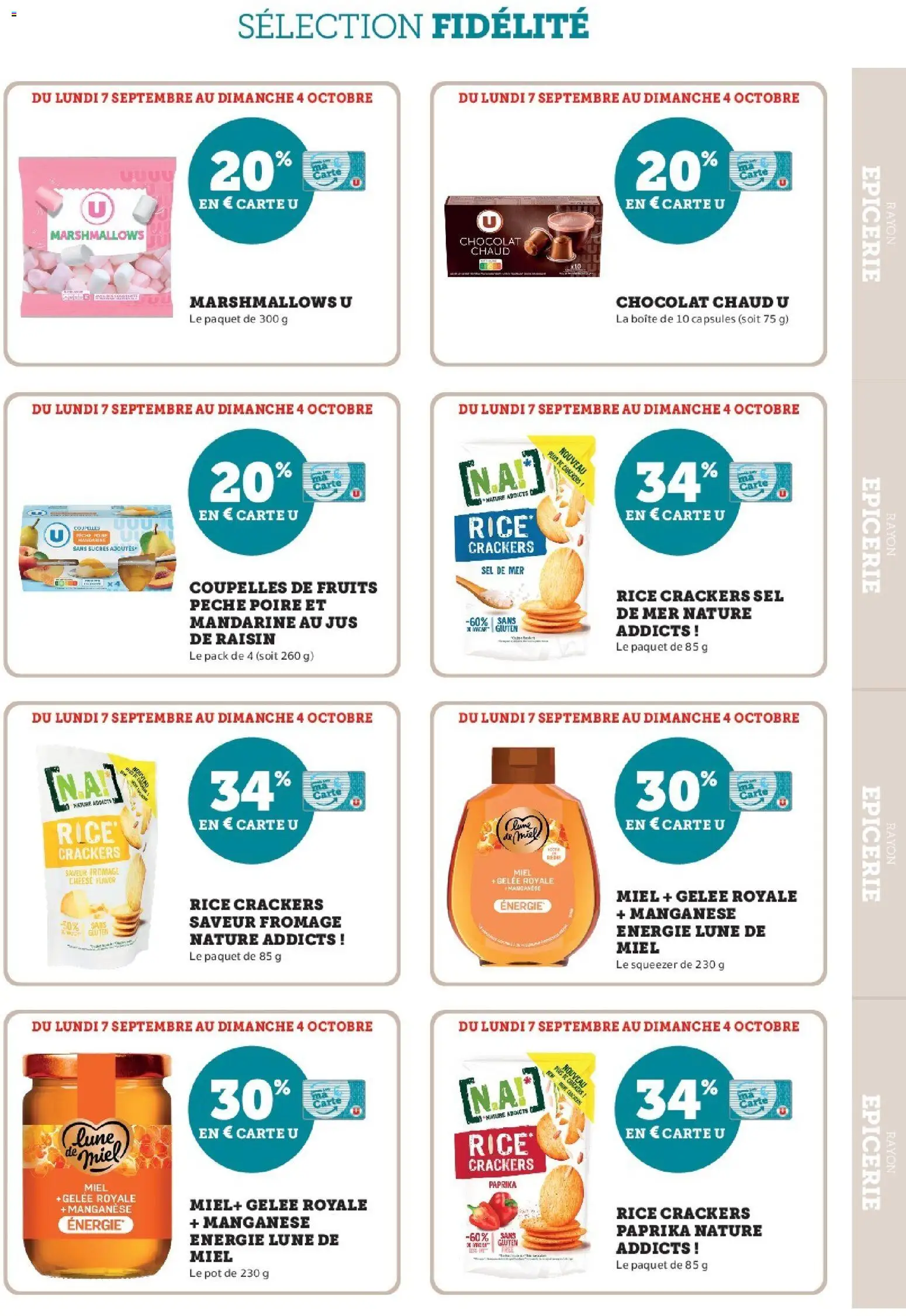 {H1} | Page: 19 | Produits: Paprika, Poire, Miel, Fruits