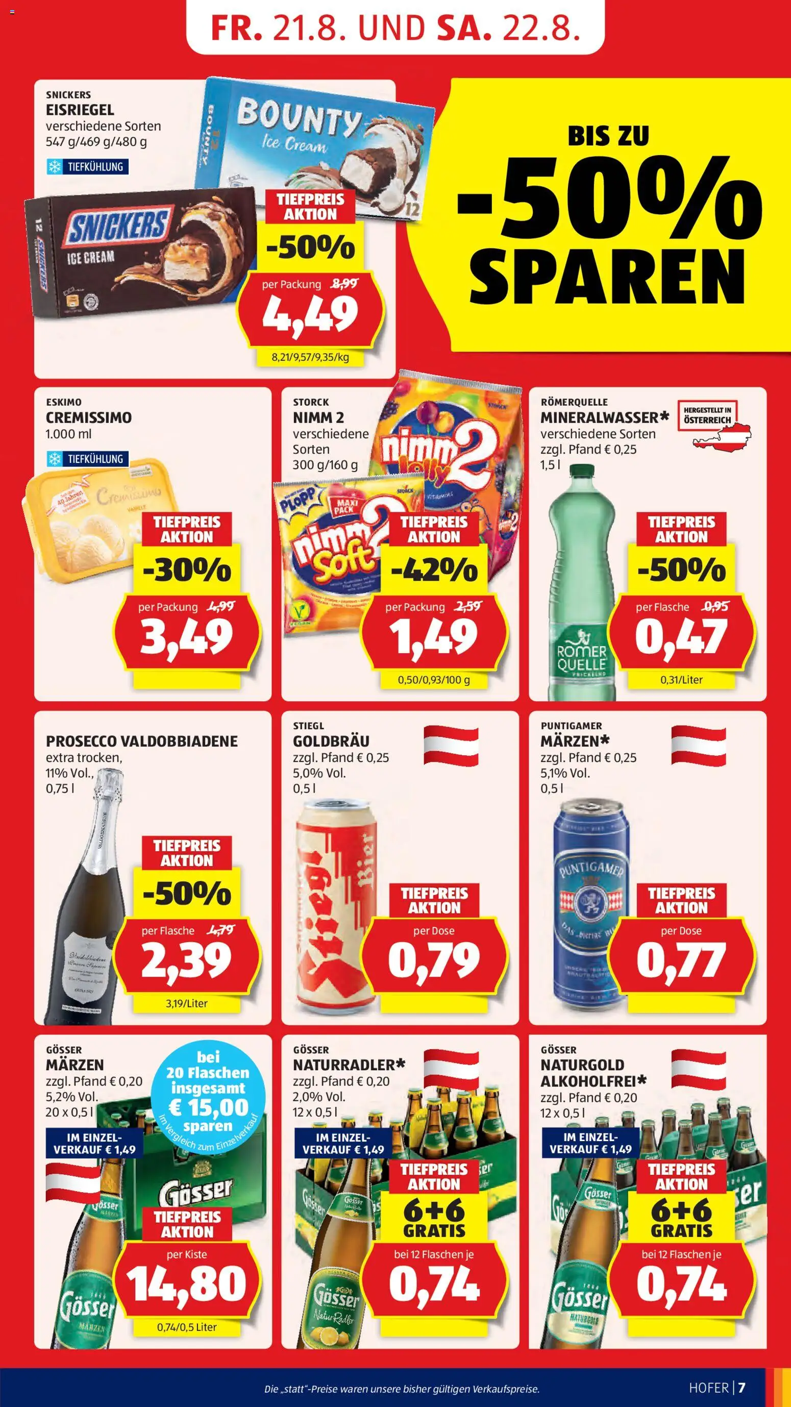 Hofer Flugblatt gültig ab 21.08.2026 | Seite: 17