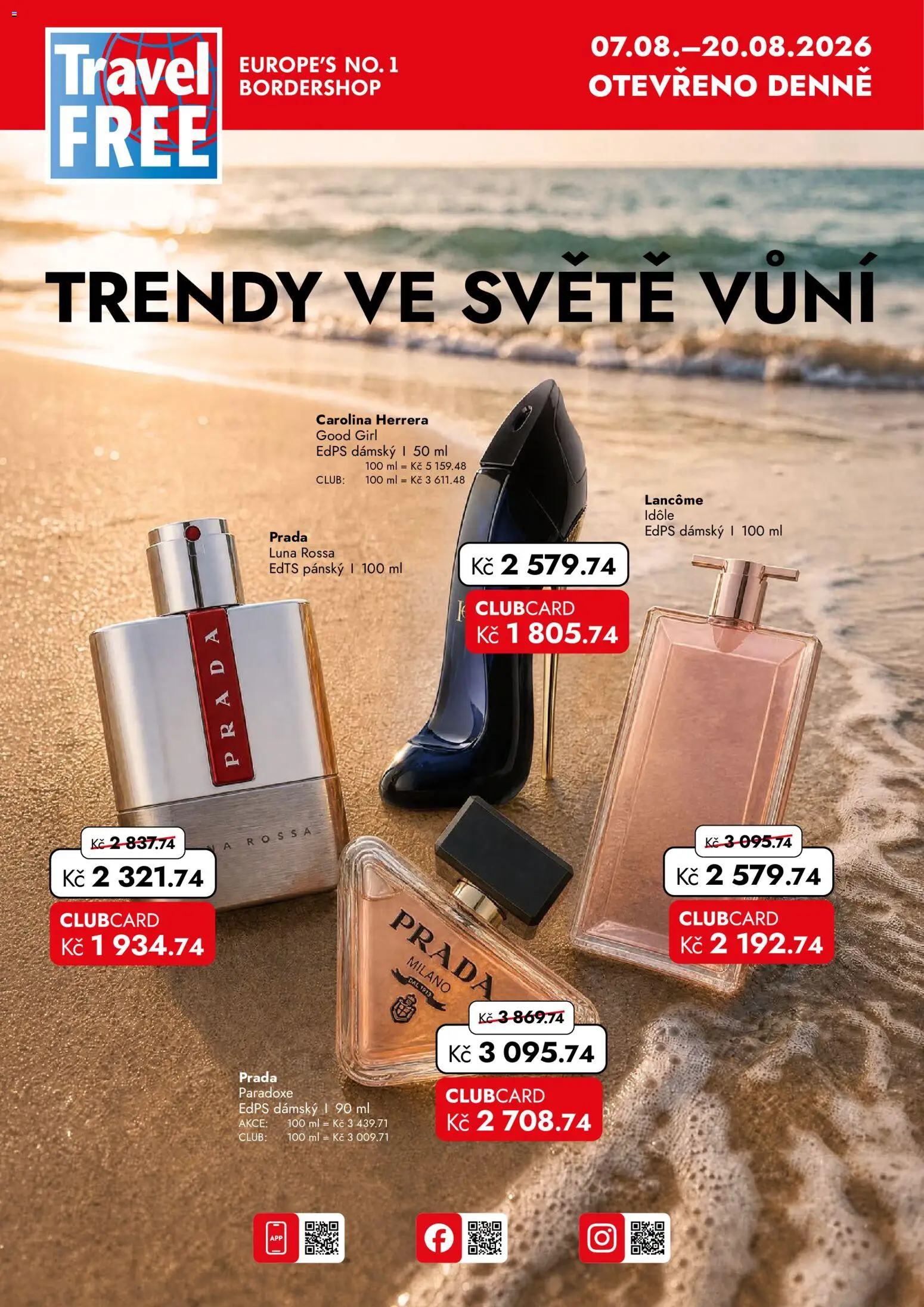 Travel Free leták od 07.08.2026 | Strana: 1