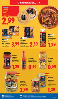 Lidl katalog akcije – veljaven od 17.09.2026 | Stran: 47 | Izdelki: Paprika, Pita, Olive, Omaka